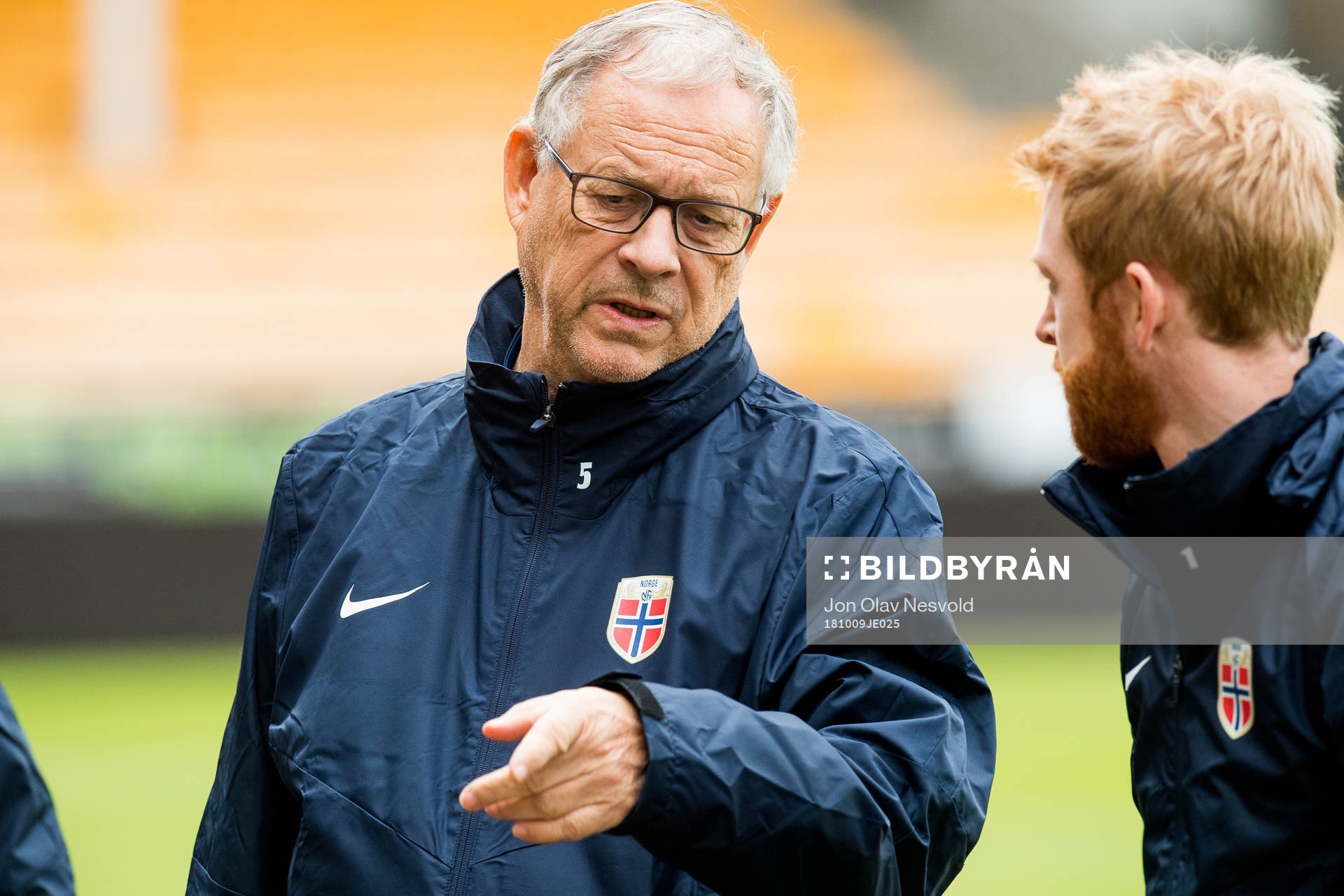 Lars Lagerbäck, head coach of Norway