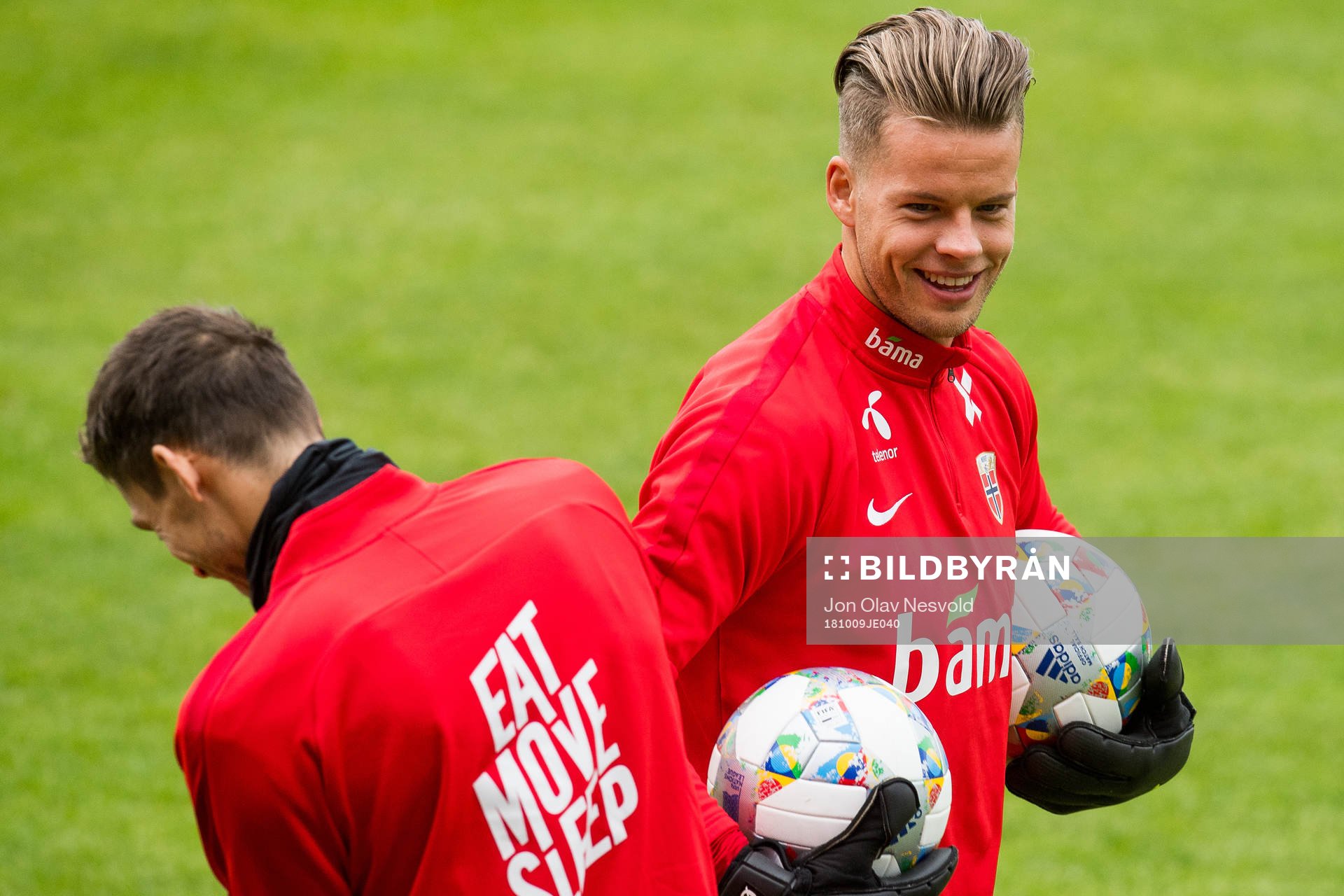 Goalkeeper Ørjan Håskjold Nyland of Norway