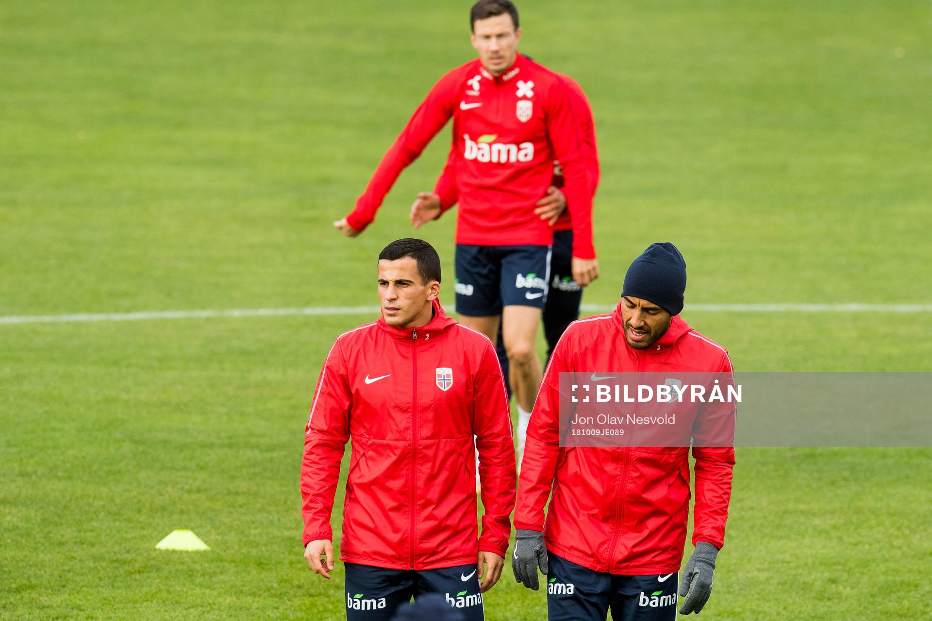 Omar Elabdellaoui and Haitam Aleesami of Norway