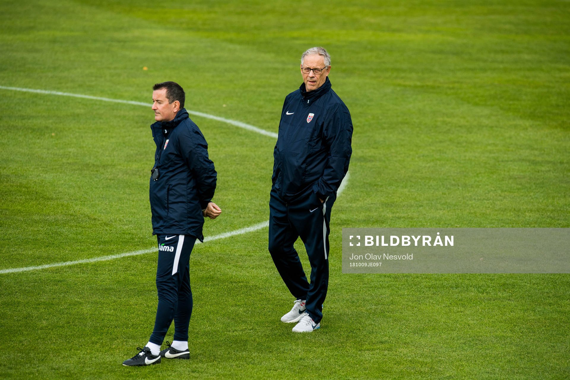 Per Joar Hansen, assistant coach of Norway, and Lars