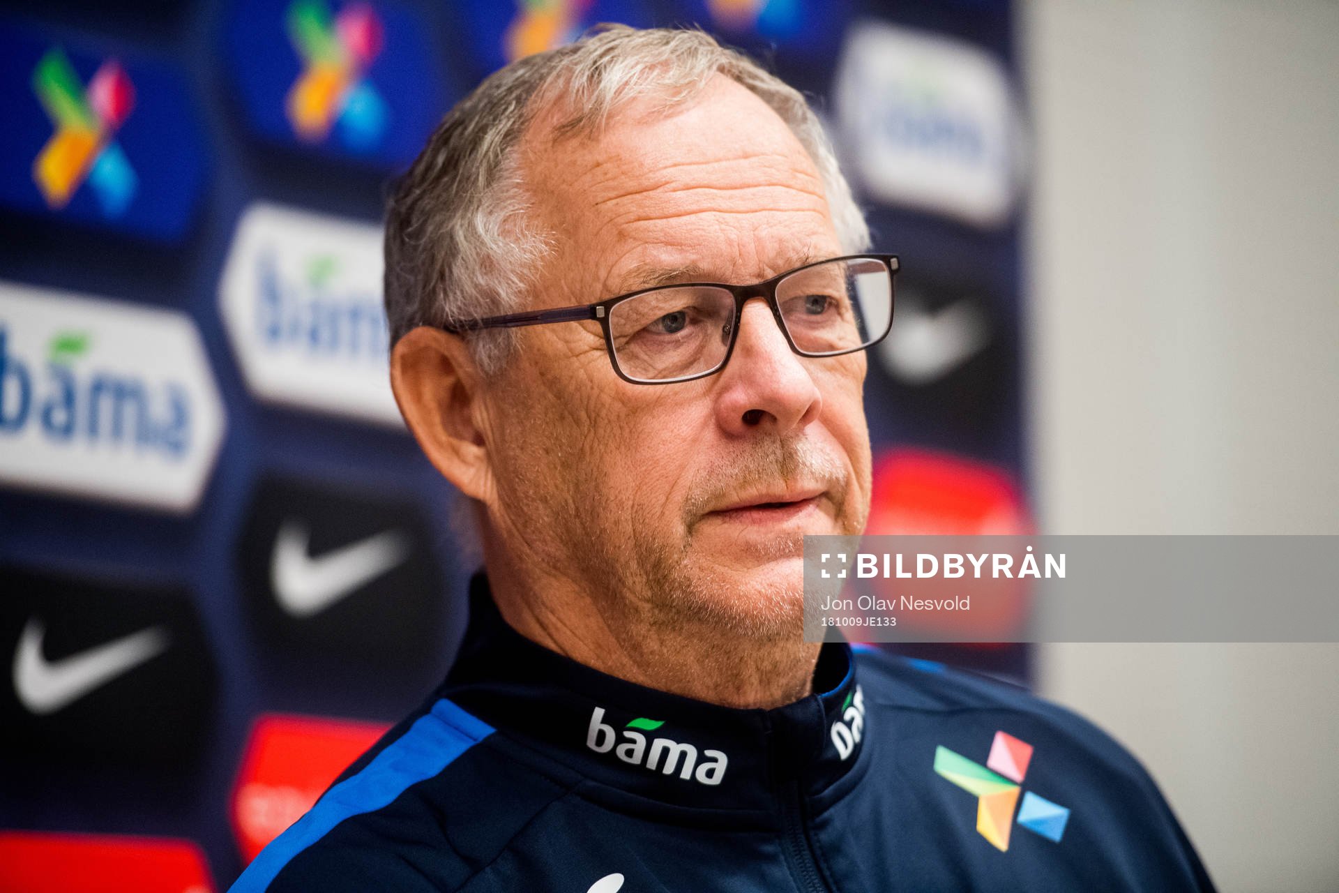 Lars Lagerbäck, head coach of Norway