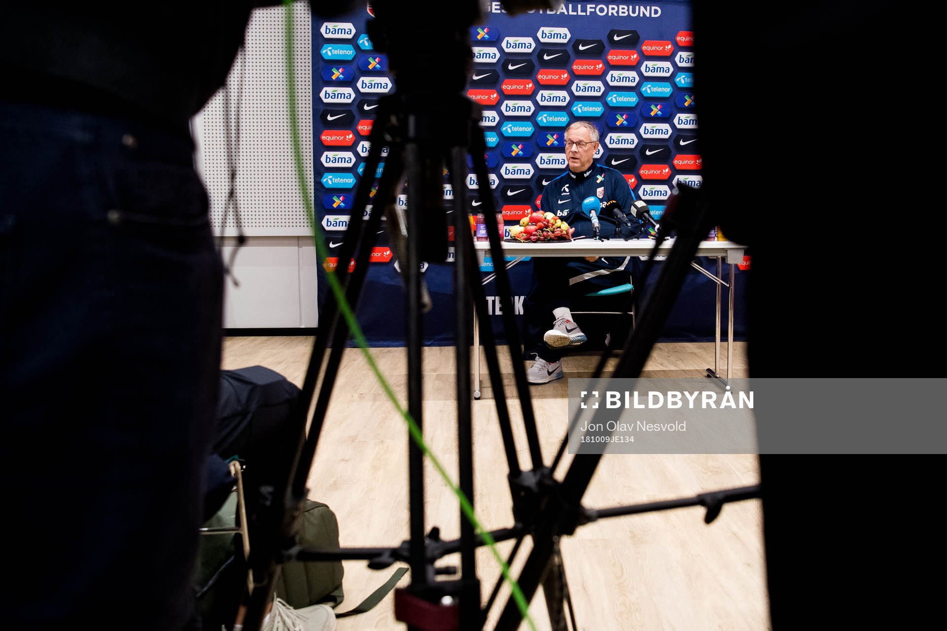 Lars Lagerbäck, head coach of Norway