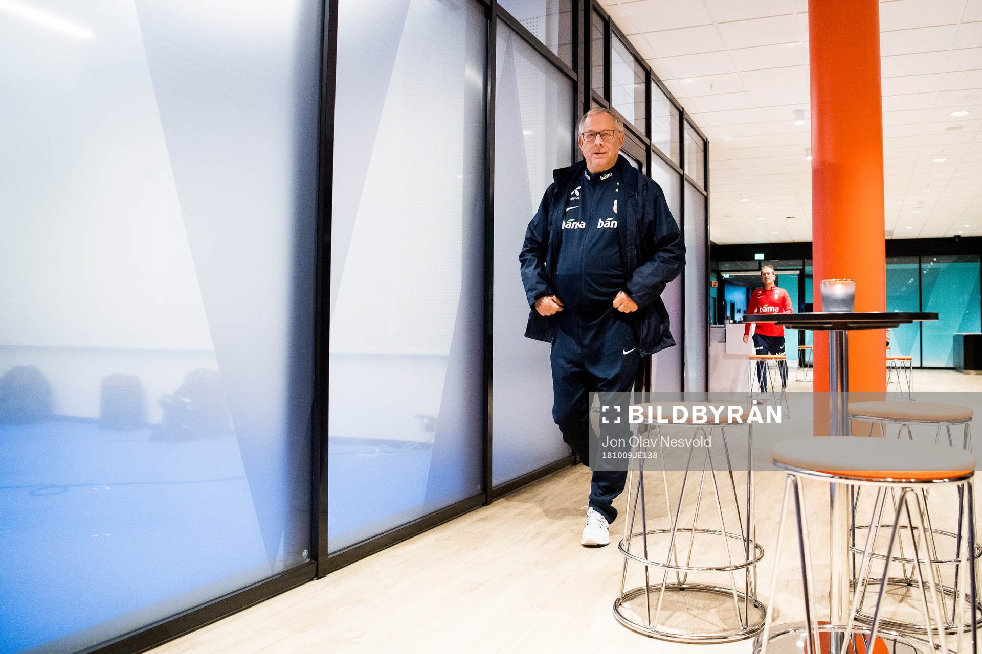 Lars Lagerbäck, head coach of Norway