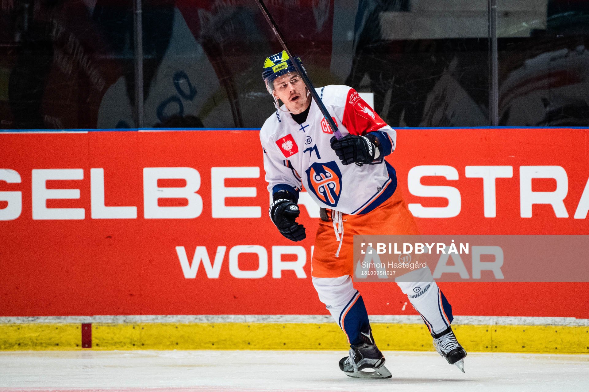 Kristian Kuusela of Tapparas celebrates