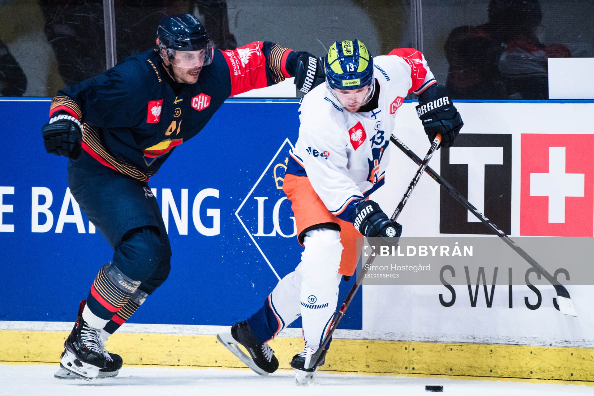 Daniel Widing of Djurgården and Valtteri Kemiläinen of