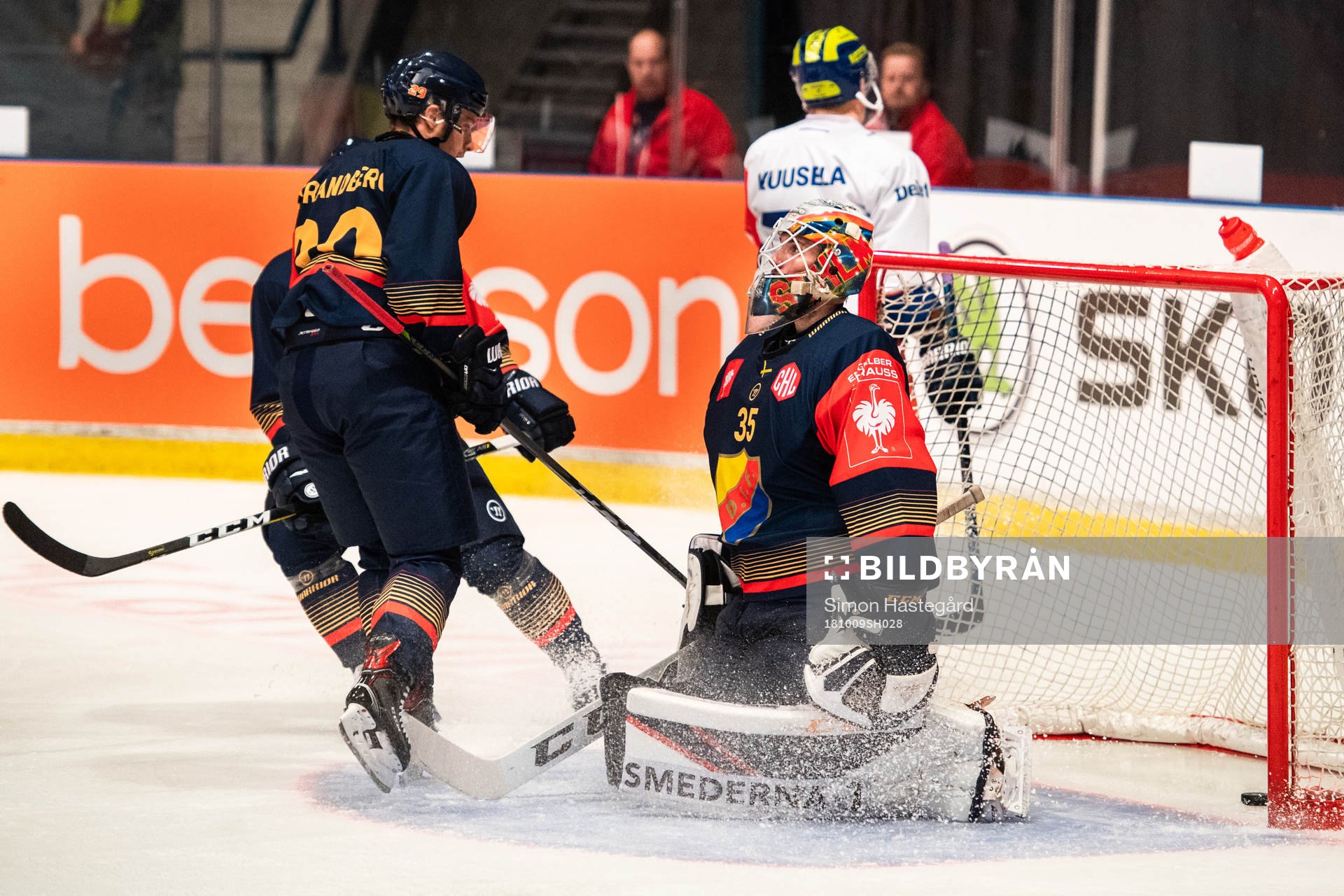 Goalkeeper Robin Jensen of Djurgården looks dejected