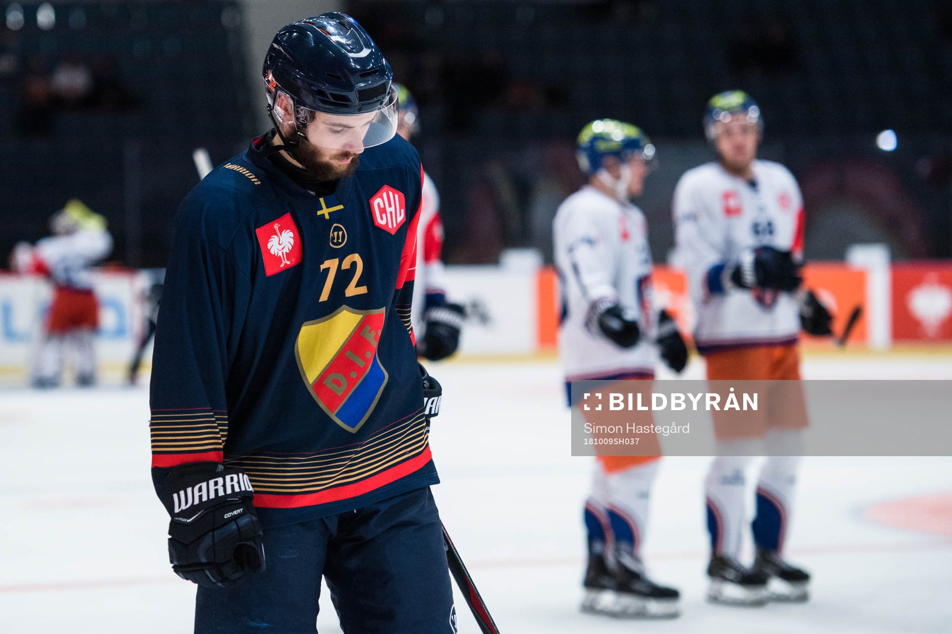 Emil Bemström of Djurgården looks dejected
