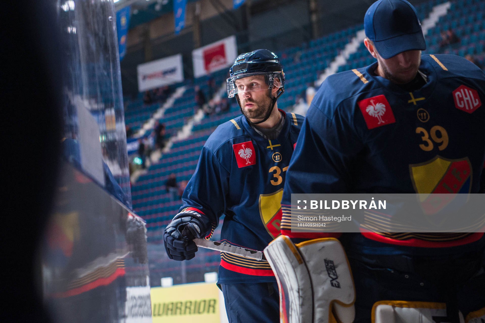 Dick Axelsson of Djurgården looks dejected