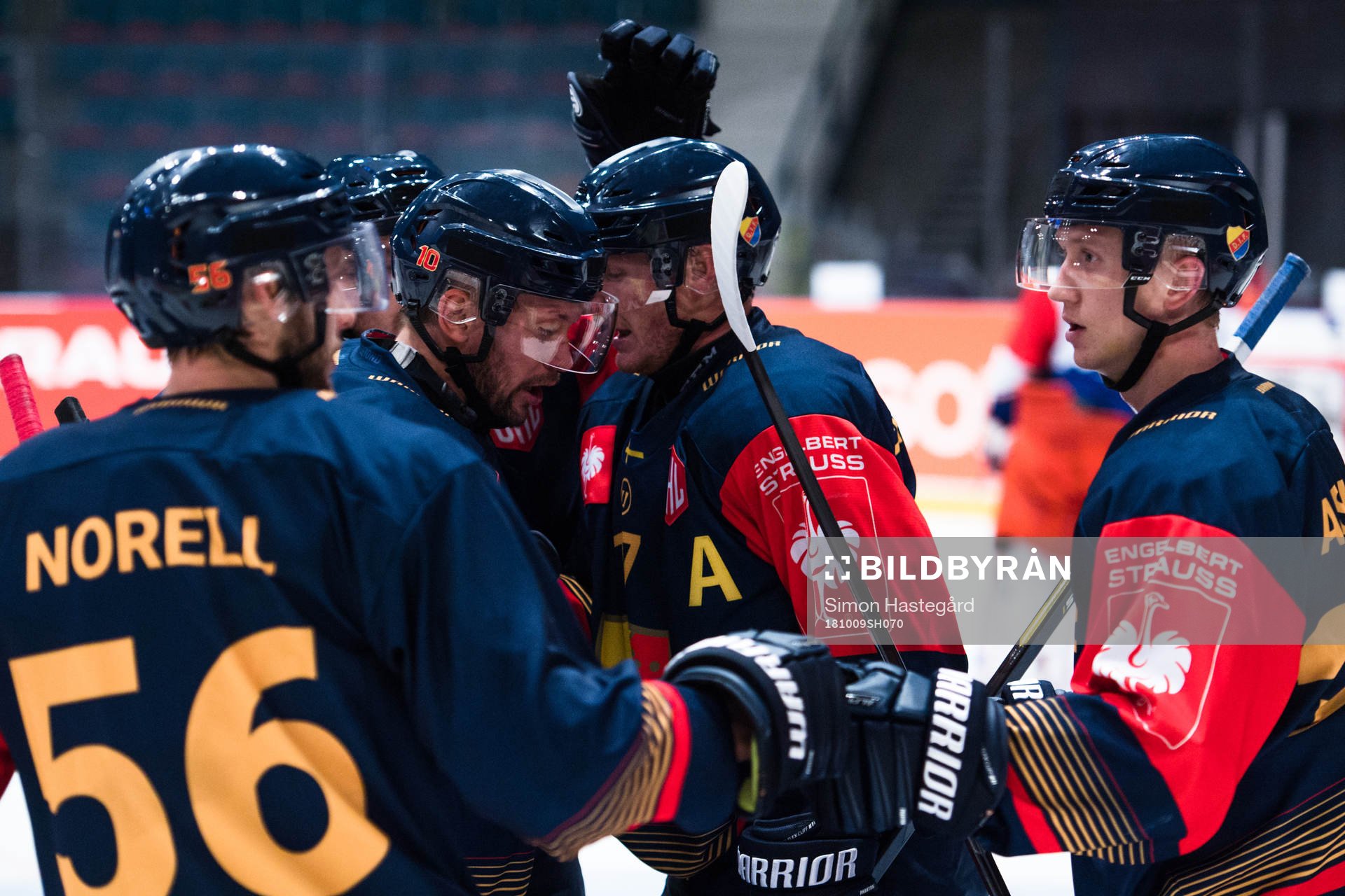 Henrik Eriksson of Djurgården celebrate the 1-3 goal