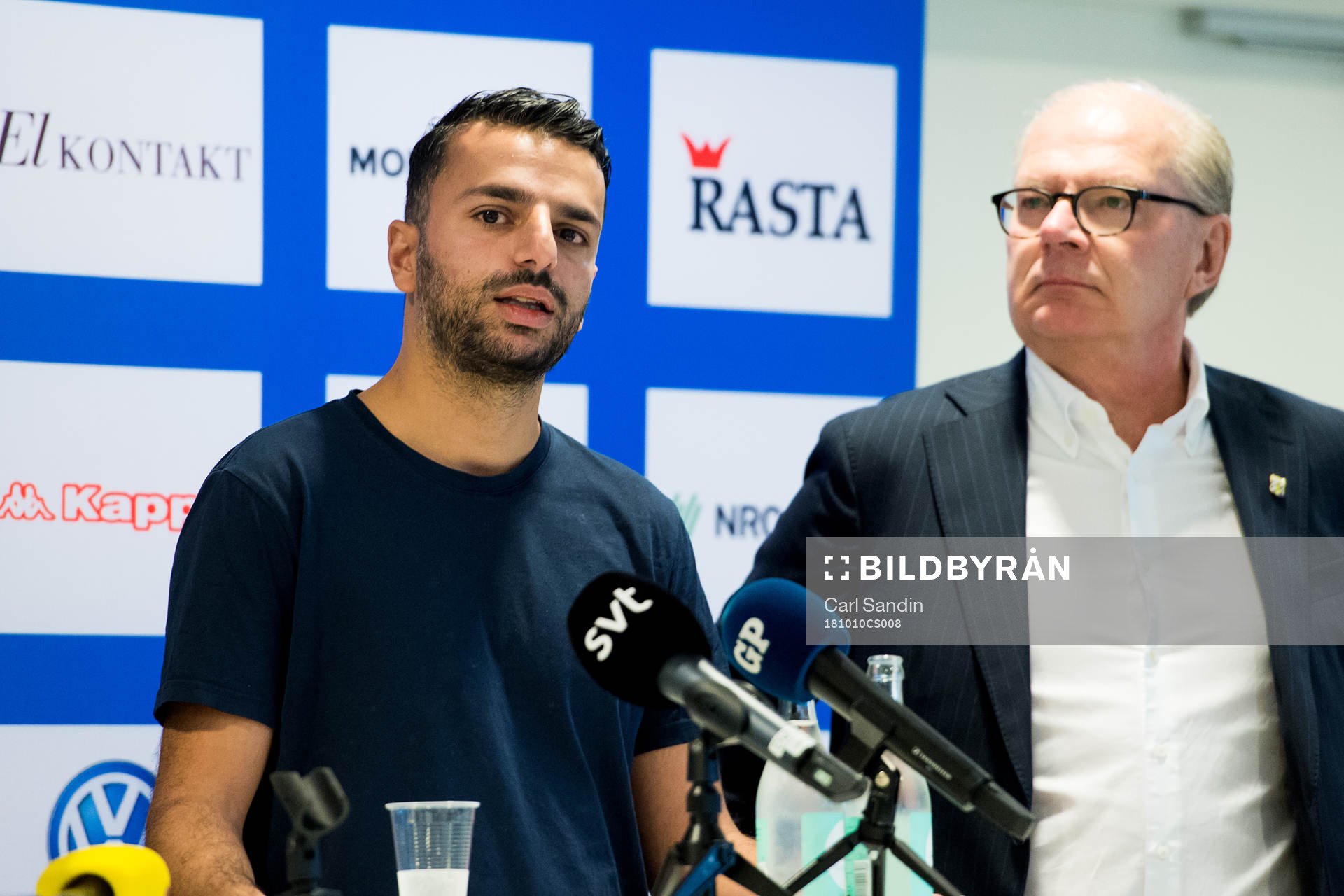 IFK Göteborgs tränare Poya Asbaghi och ordförande Mats