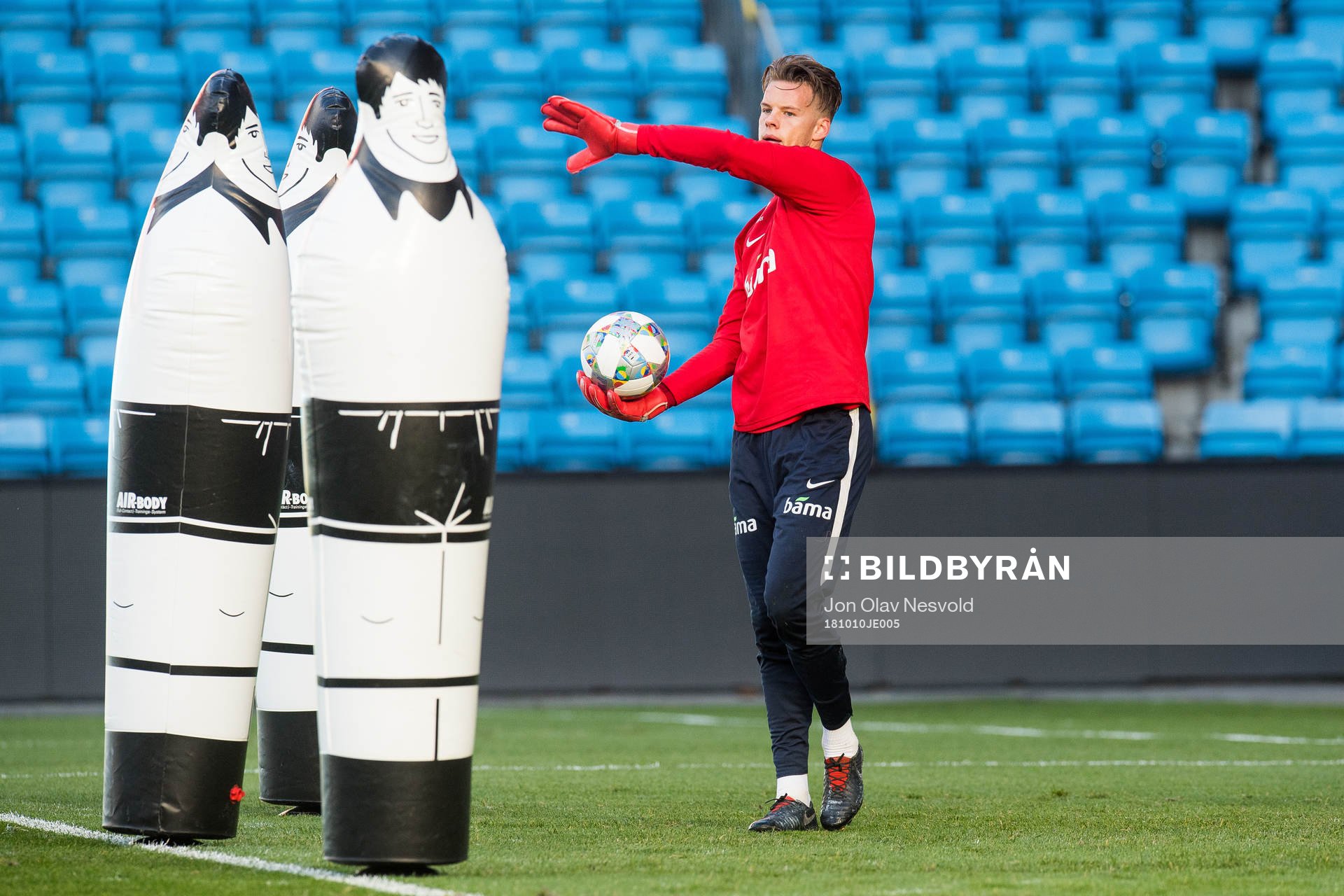 Goalkeeper Ørjan Håskjold Nyland of Norway