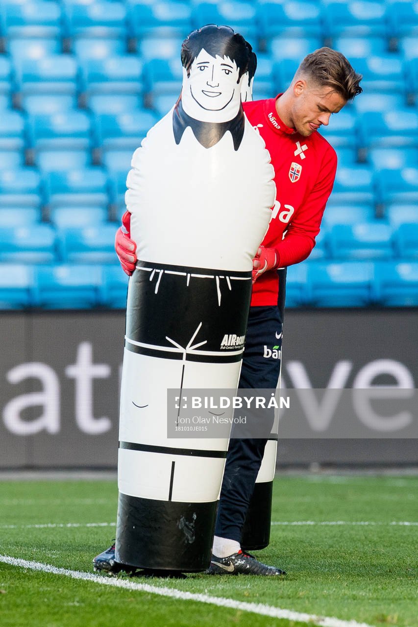 Goalkeeper Ørjan Håskjold Nyland of Norway