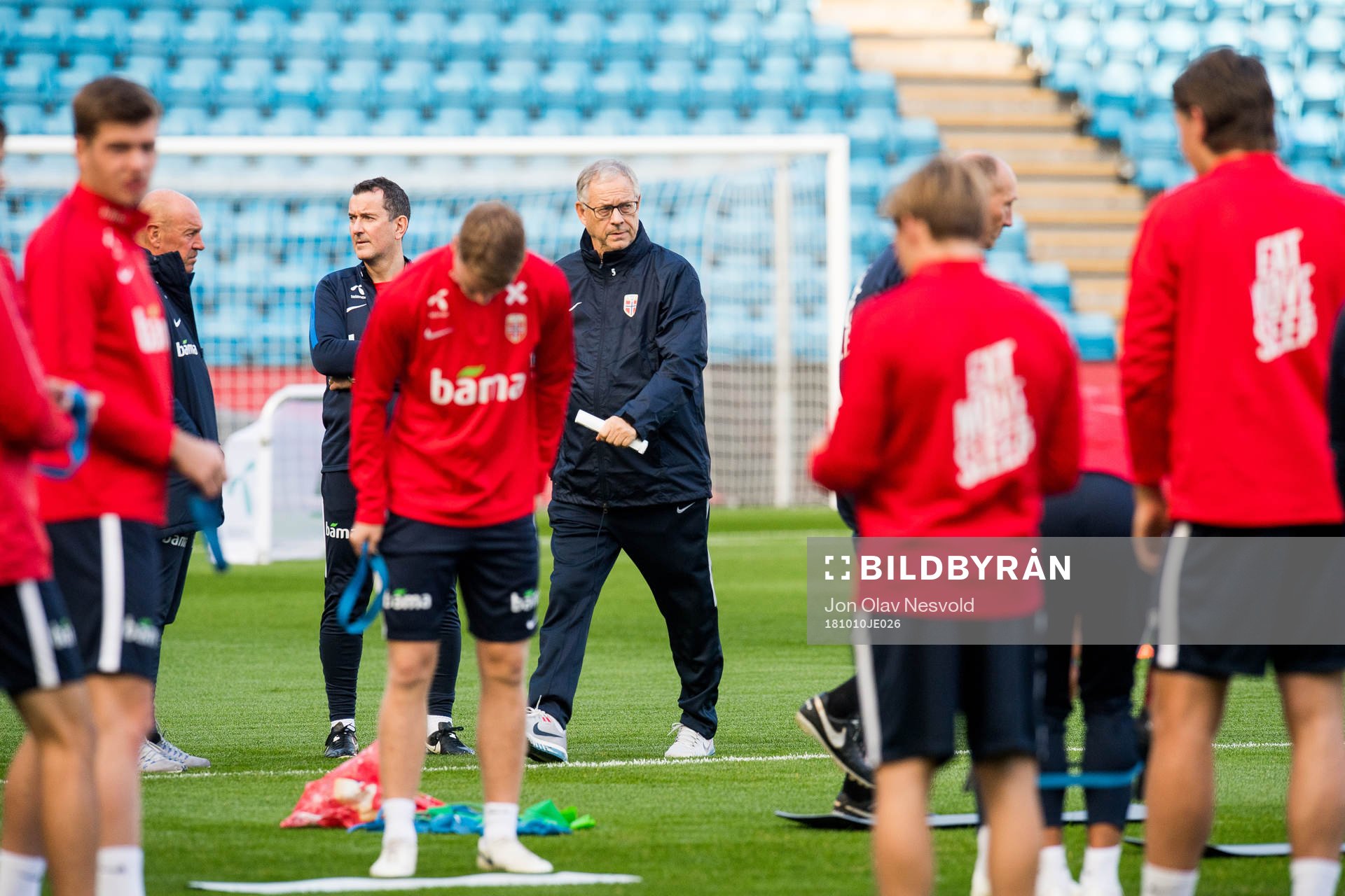 Lars Lagerbäck, head coach of Norway