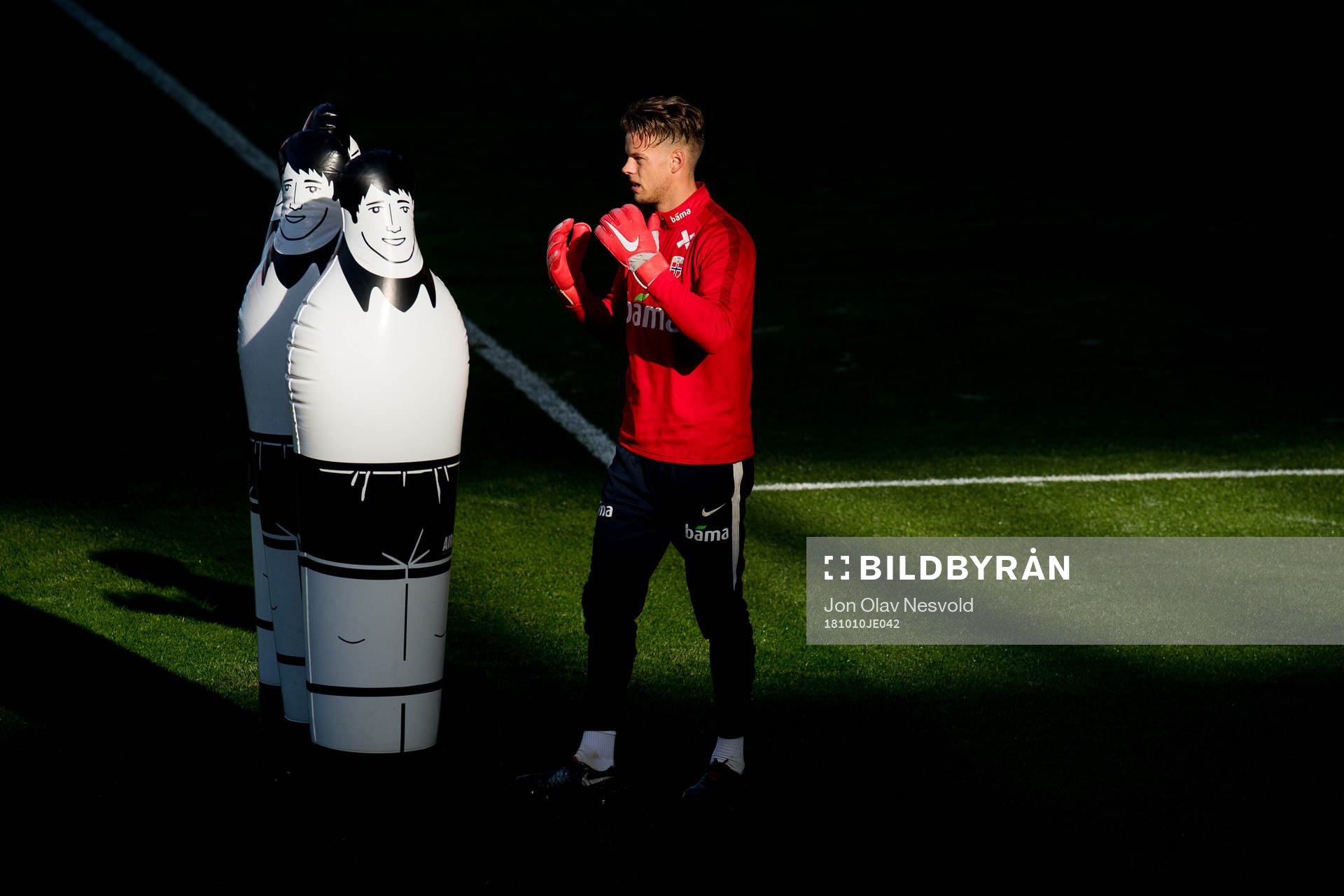 Goalkeeper Ørjan Håskjold Nyland of Norway