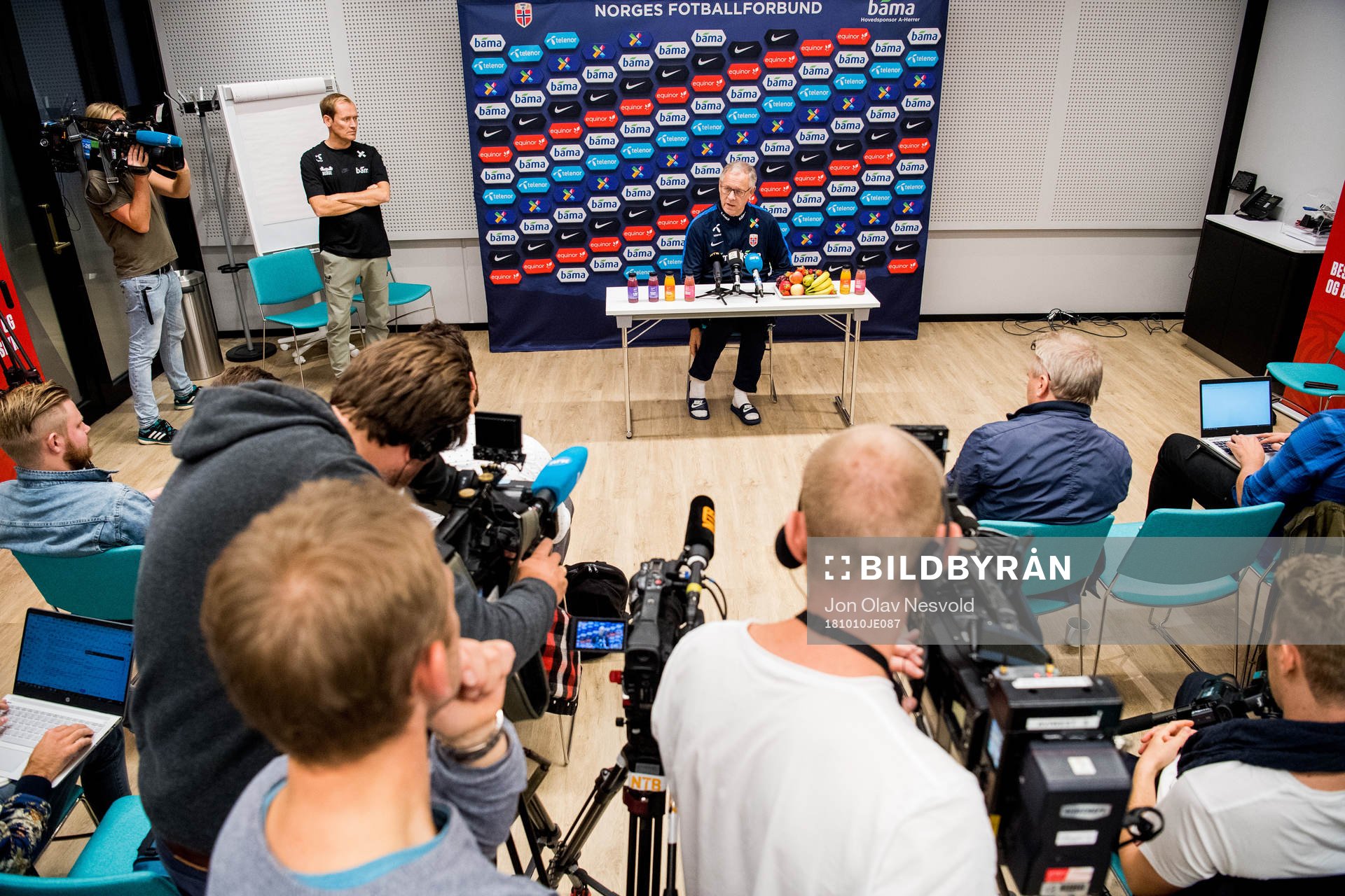 Lars Lagerbäck, head coach of Norway