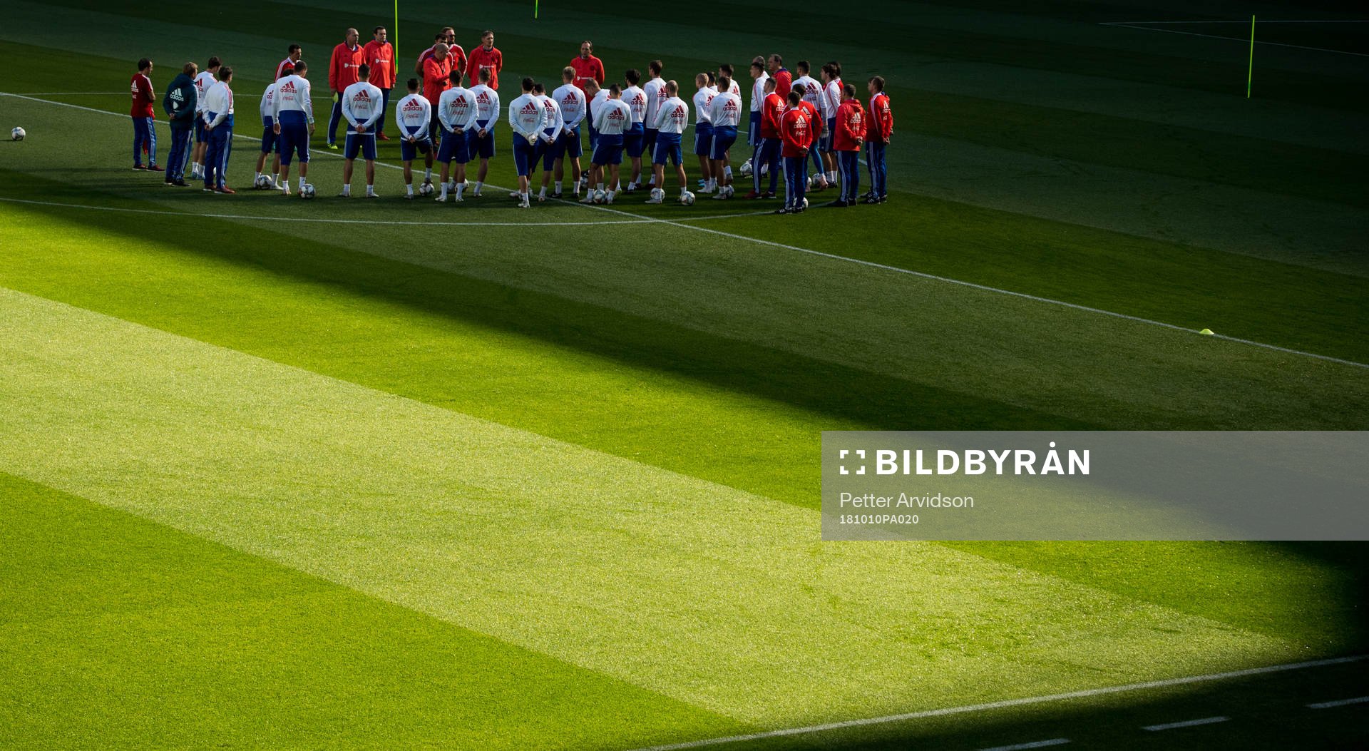 Players and staff of Russia