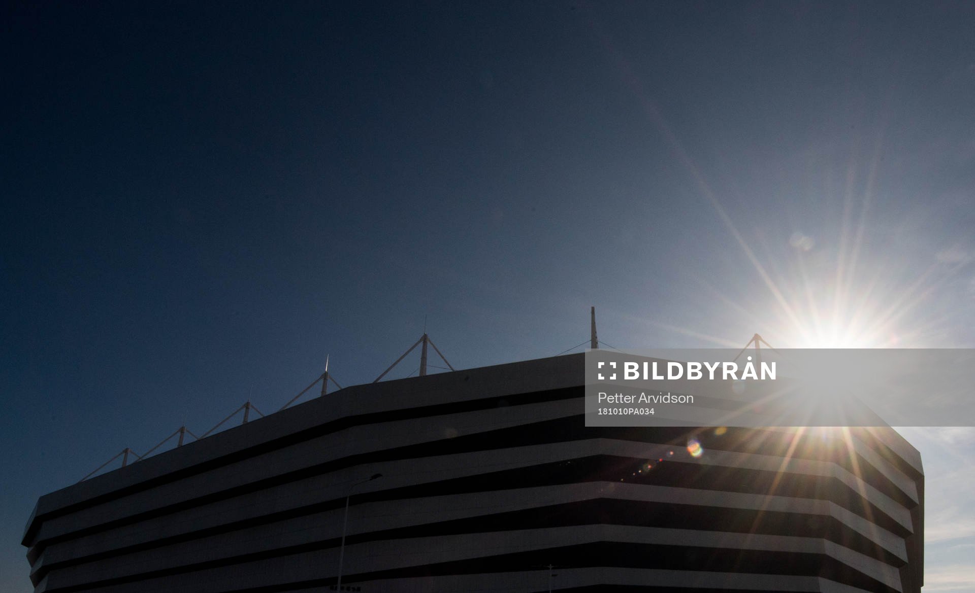 General view of Kaliningrad Stadium prior a training