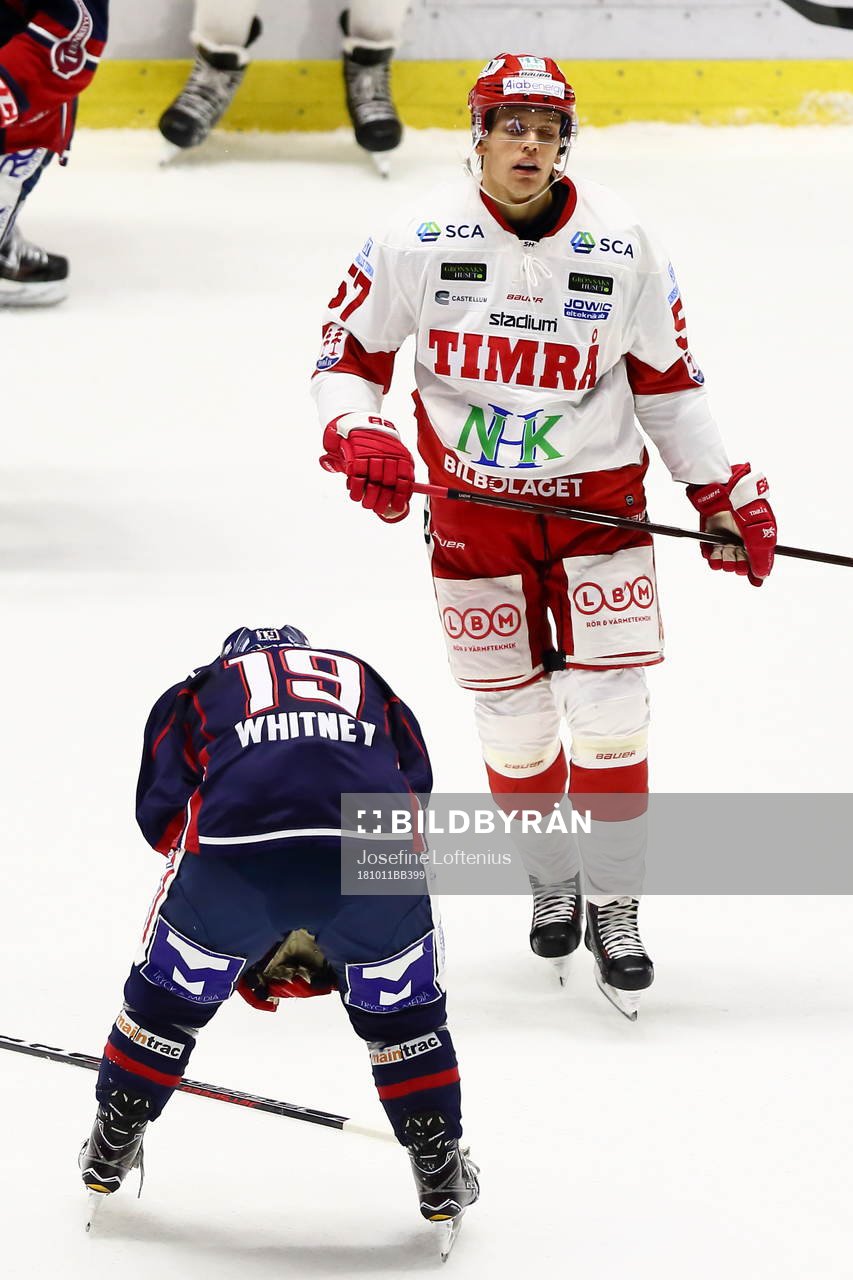 Timrås Anton Wedin och Linköpings Joe Whitney