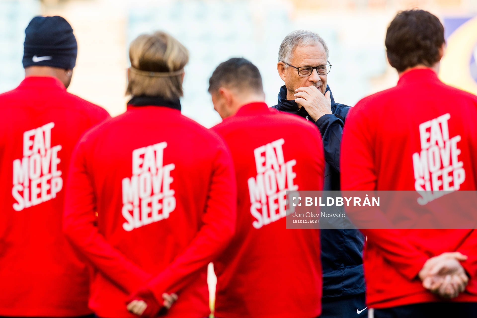 Lars Lagerbäck, head coach of Norway