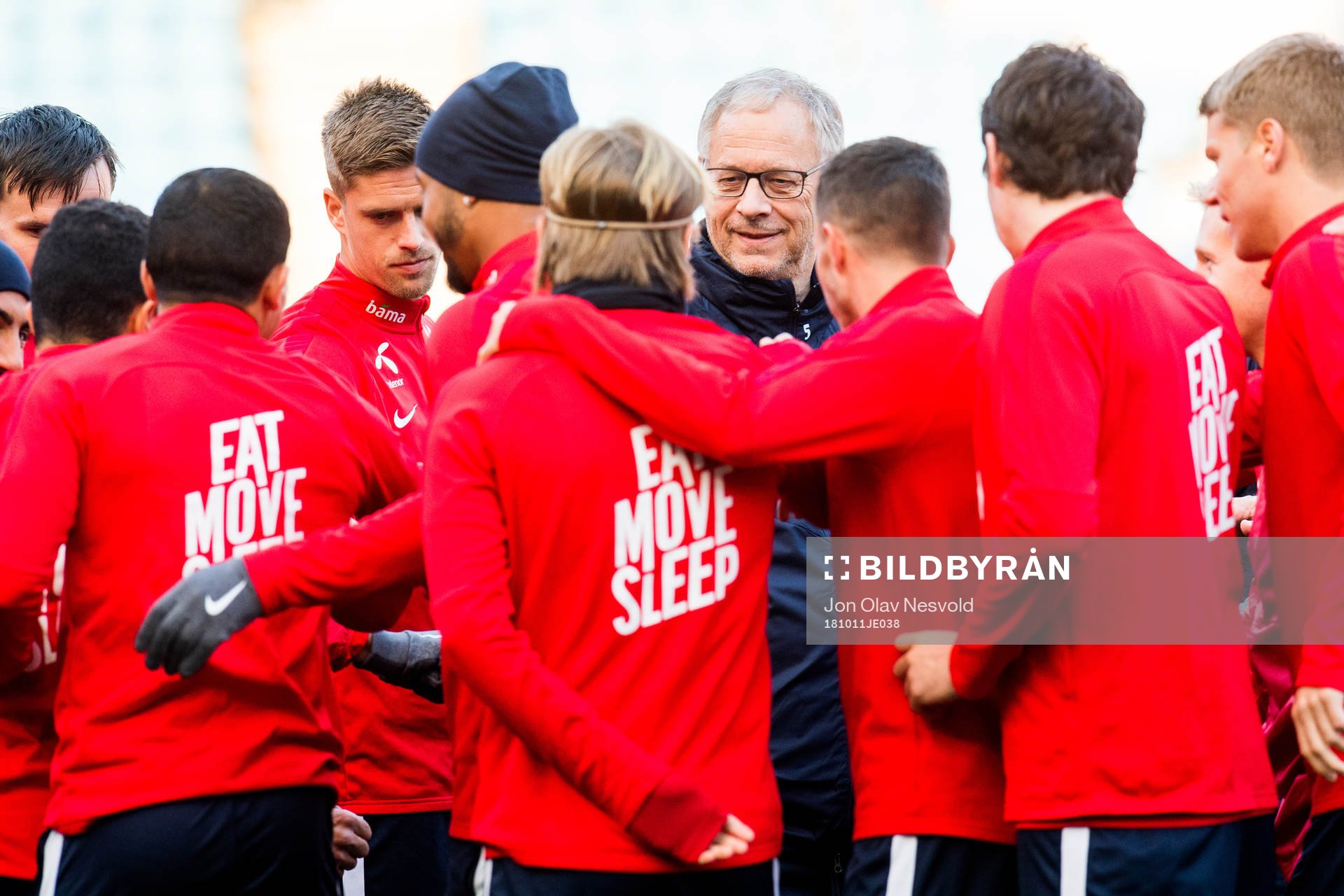 Lars Lagerbäck, head coach of Norway
