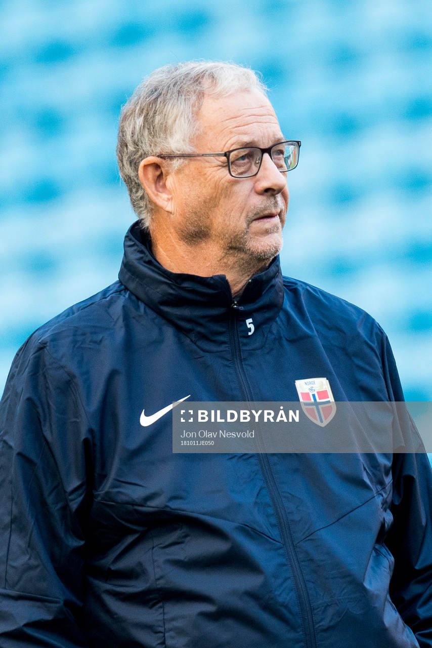 Lars Lagerbäck, head coach of Norway