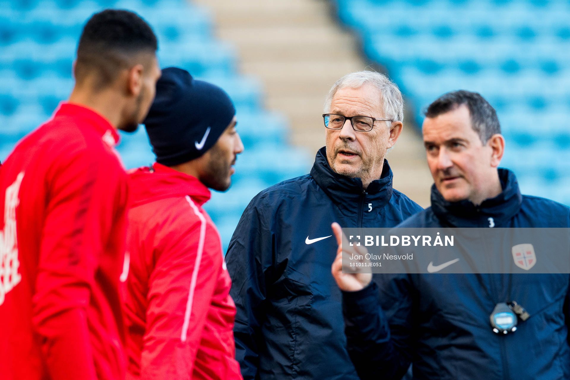 Lars Lagerbäck, head coach of Norway