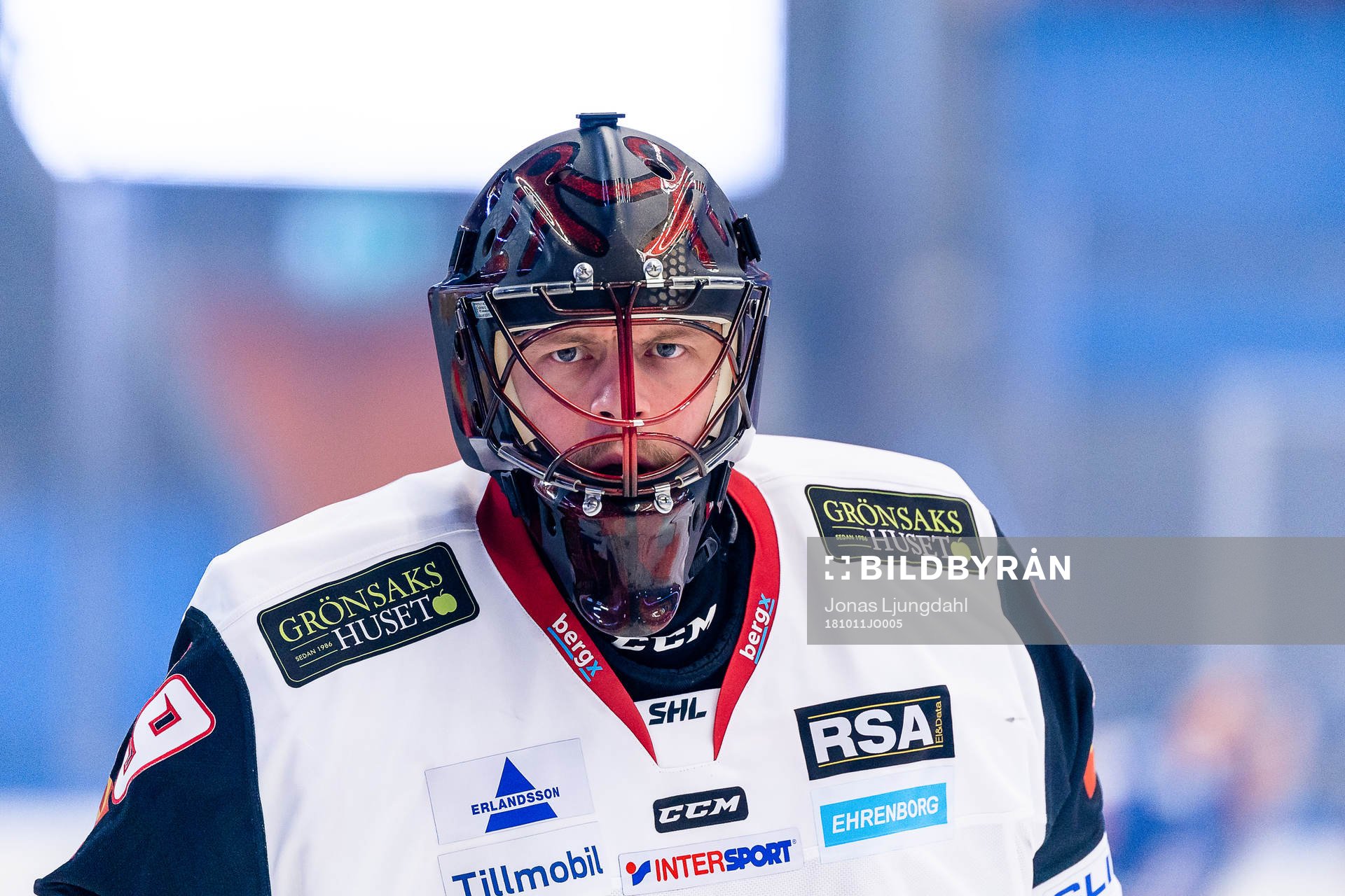 Malmö Redhawks målvakt Oscar Alsenfelt