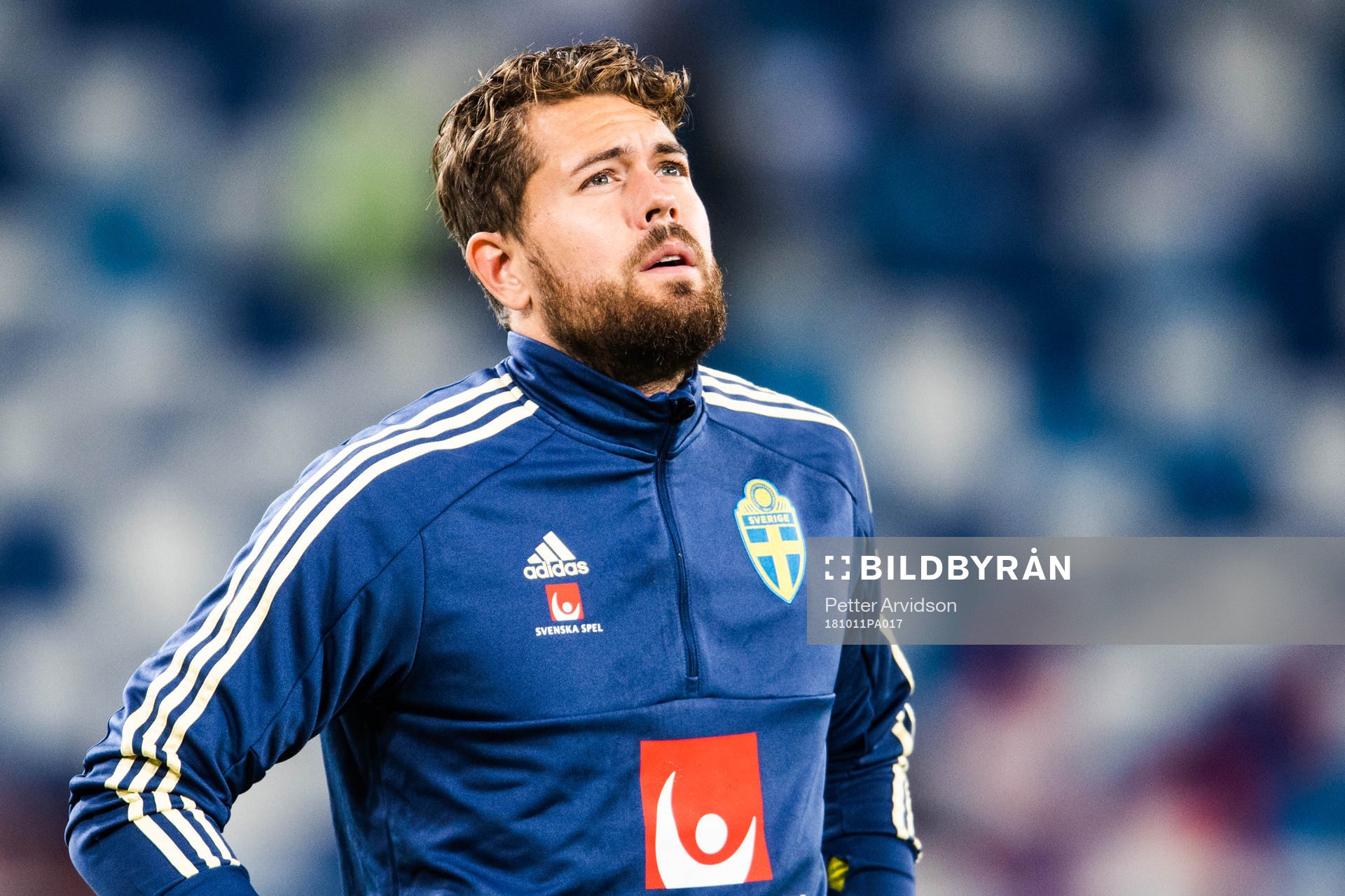Goalkeeper Kristoffer Nordfeldt of Sweden