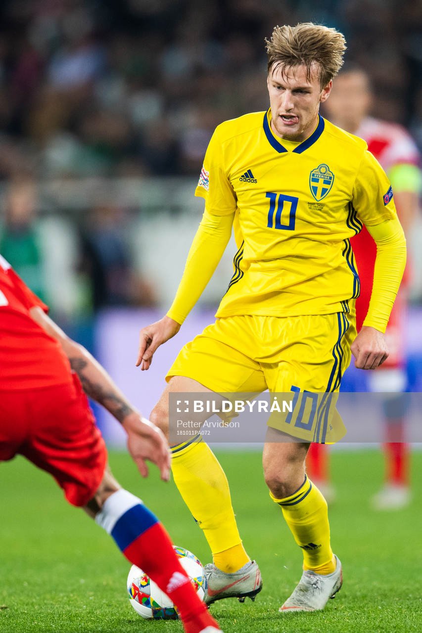 Emil Forsberg of Sweden