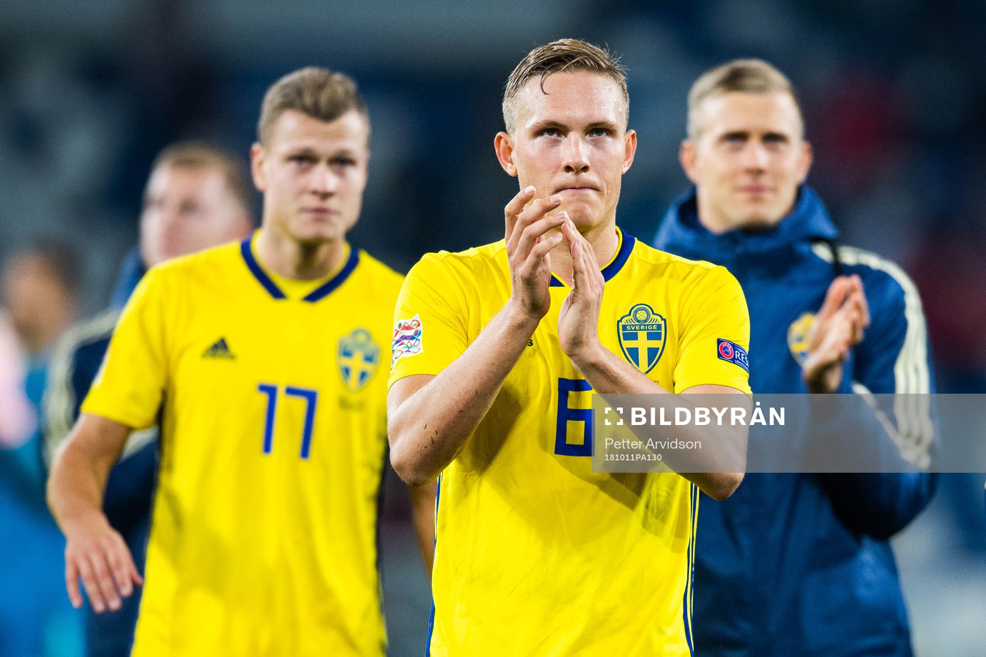 Viktor Claesson and Ludwig Augustinsson of Sweden