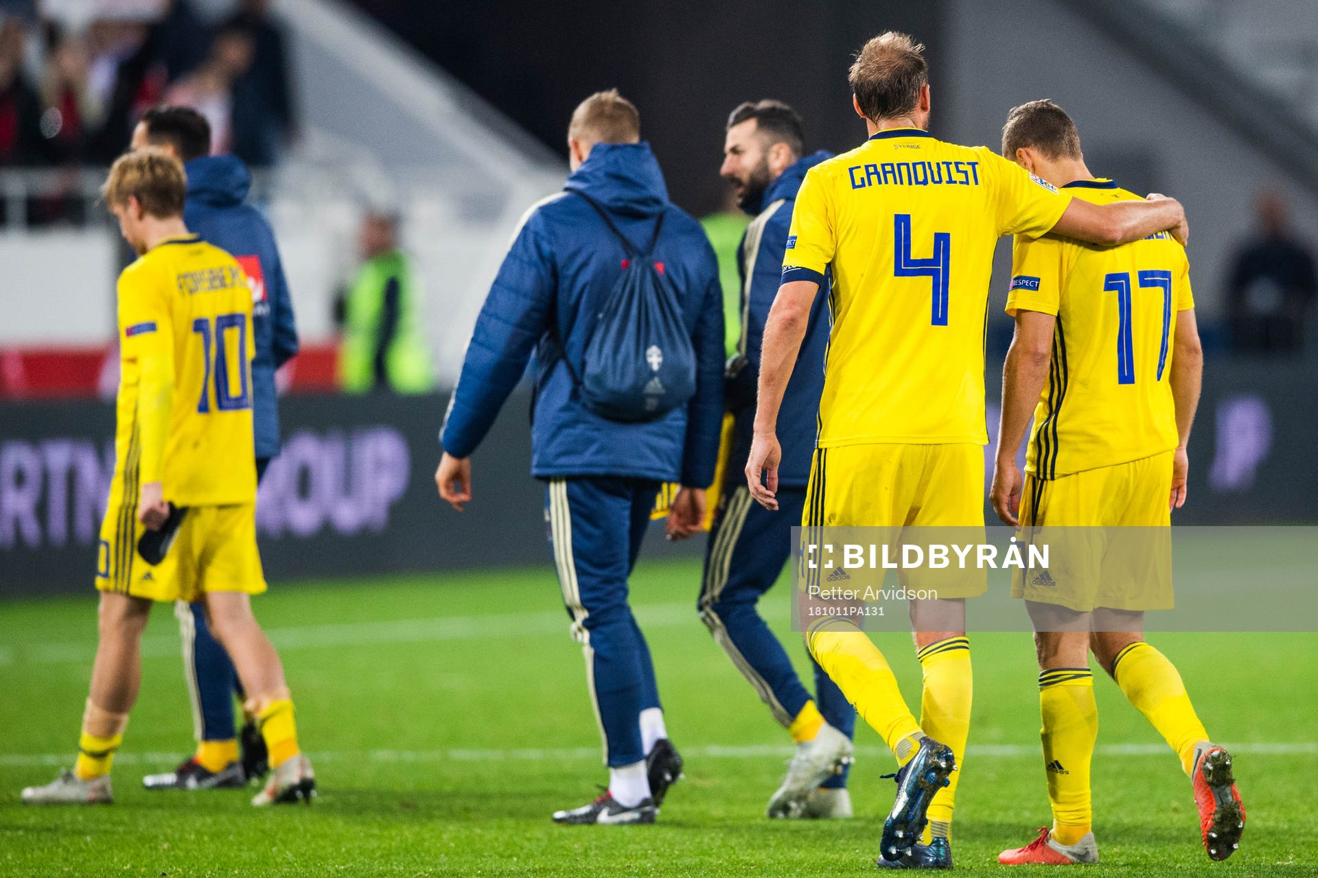Andreas Granqvist and Viktor Claesson of Sweden