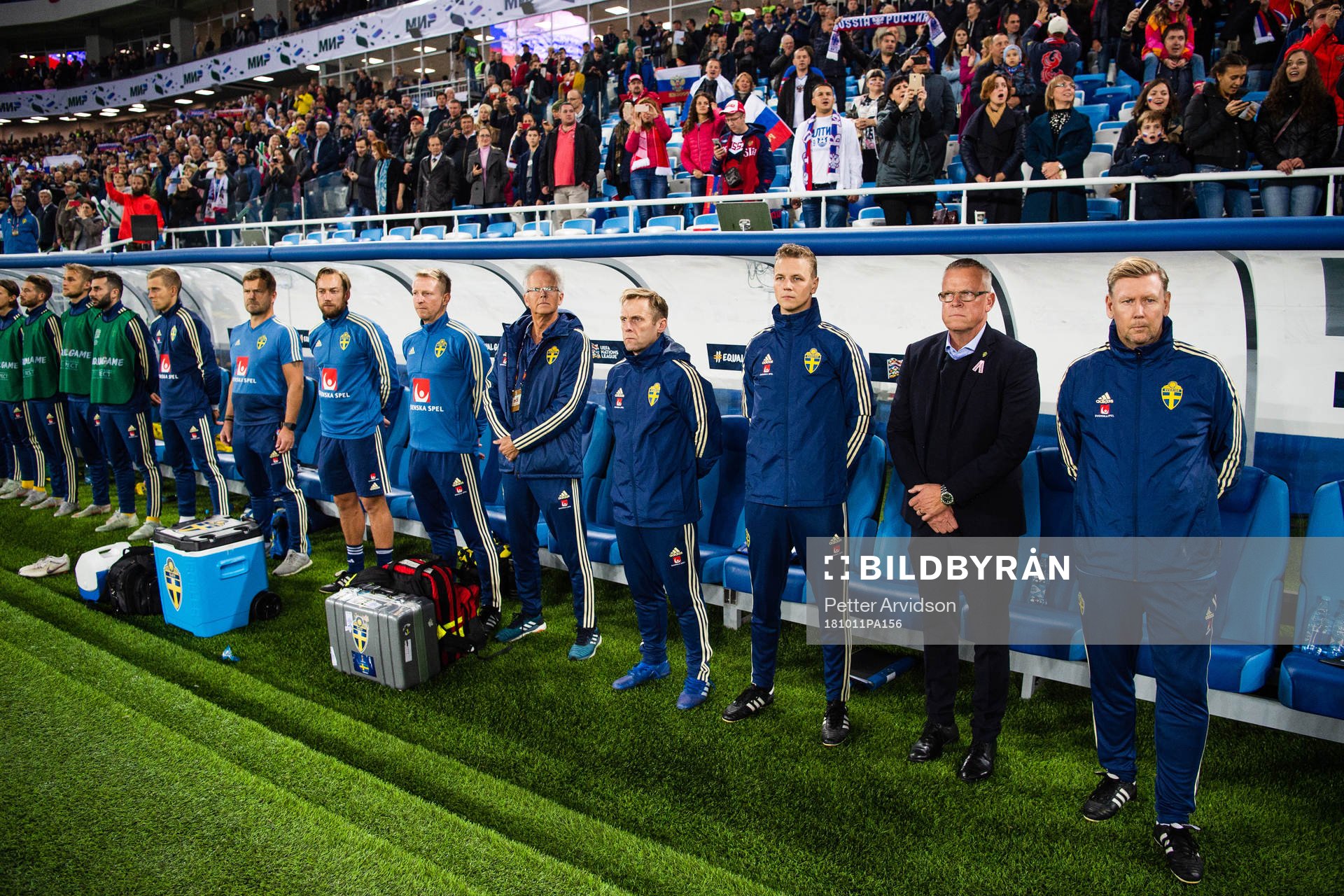 head coach Janne Andersson and assistant coach Peter