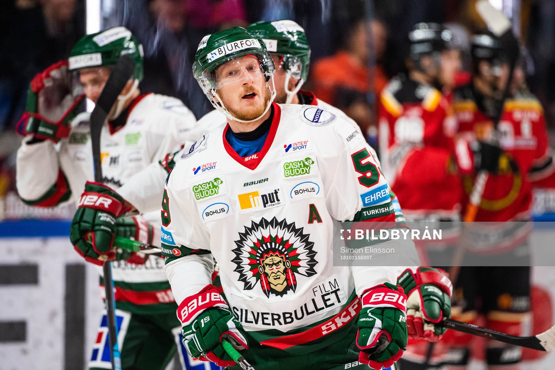 Frölundas Simon Hjalmarsson deppar