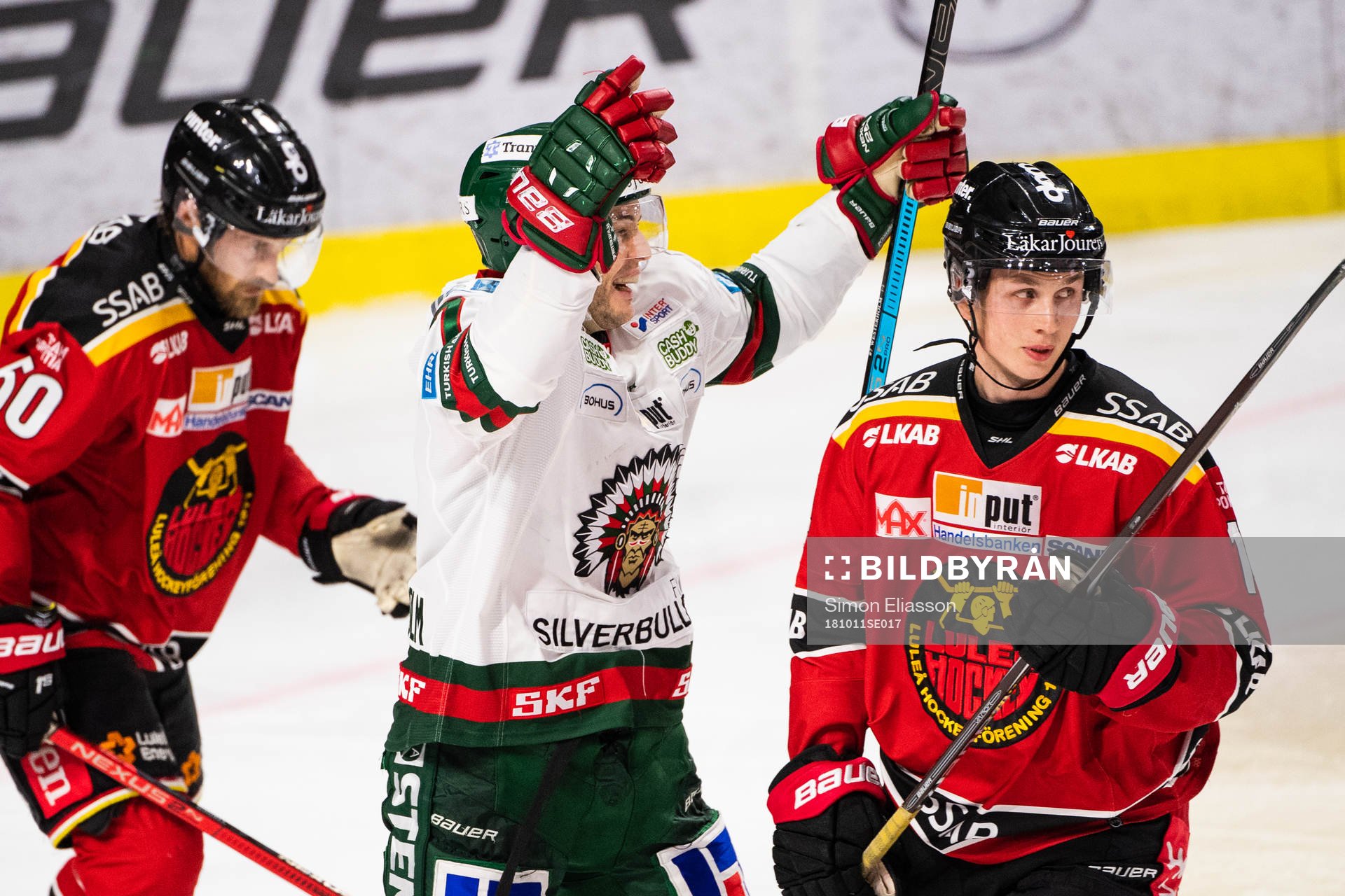 Frölundas Pathrik Westerholm jublar