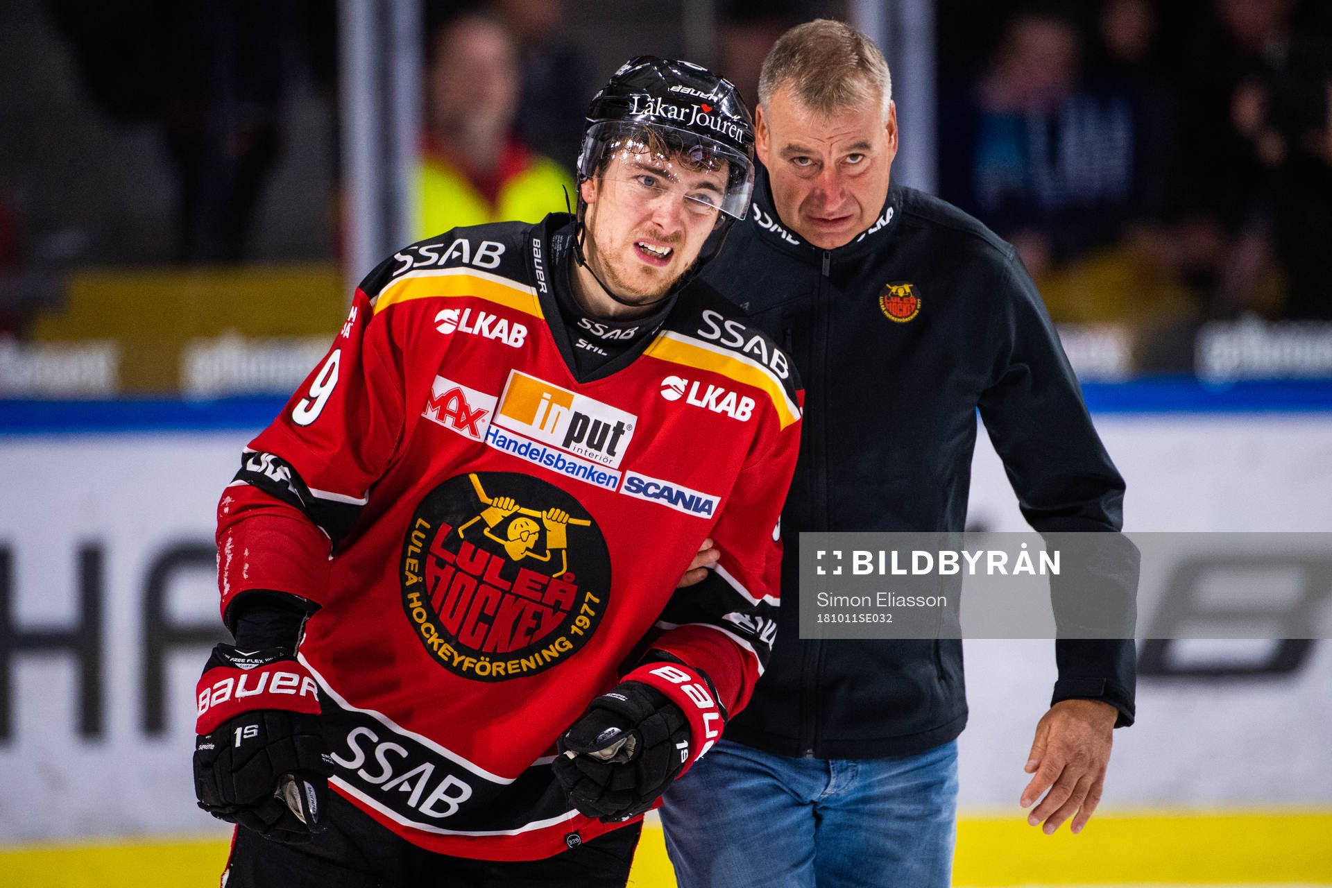 Luleås Johan Forsberg leds av isen
