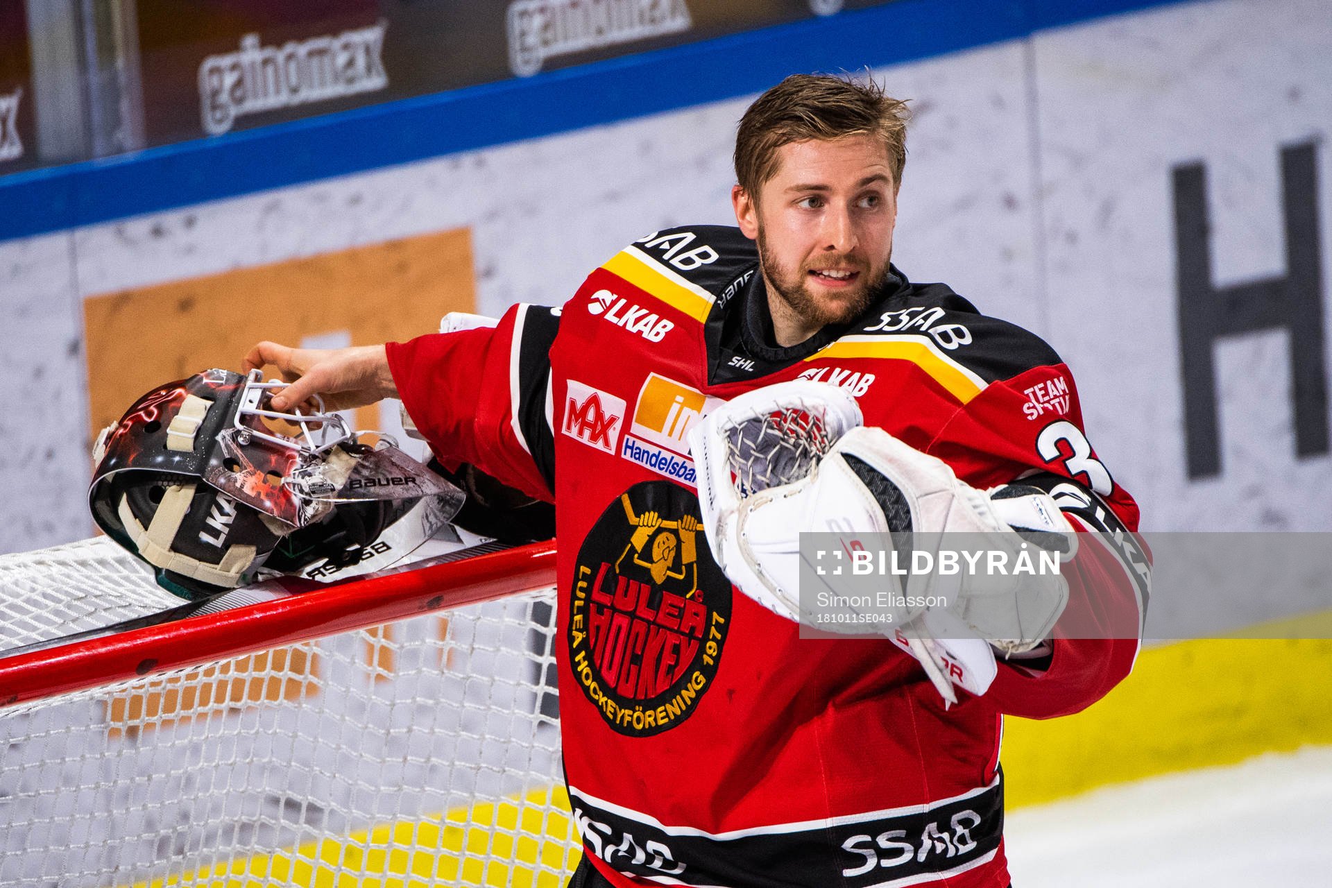 Luleås målvakt Joel Lassinantti