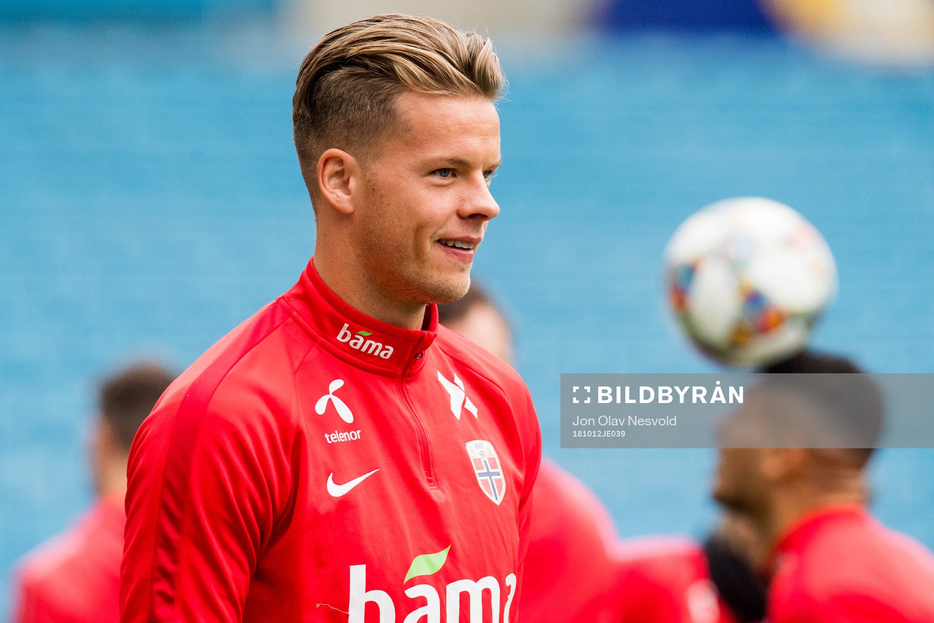 Goalkeeper Ørjan Håskjold Nyland of Norway