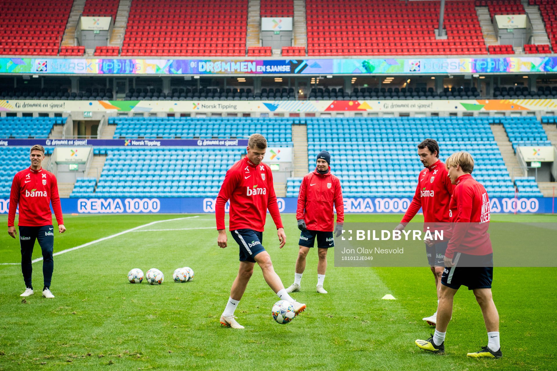 Markus Henriksen, Alexander Sørloth, Stefan Johansen,