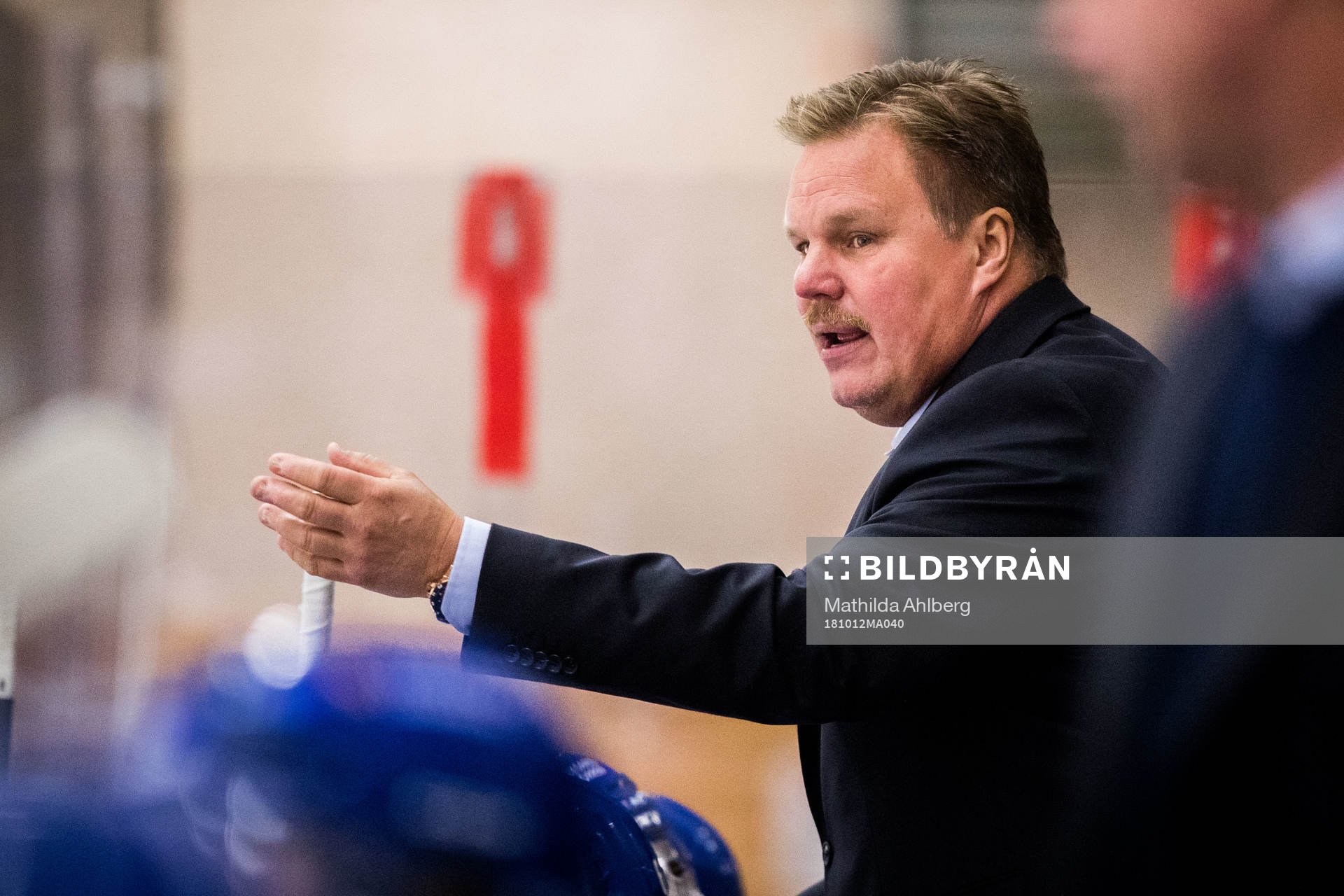 Leksands tränare Leif Carlsson