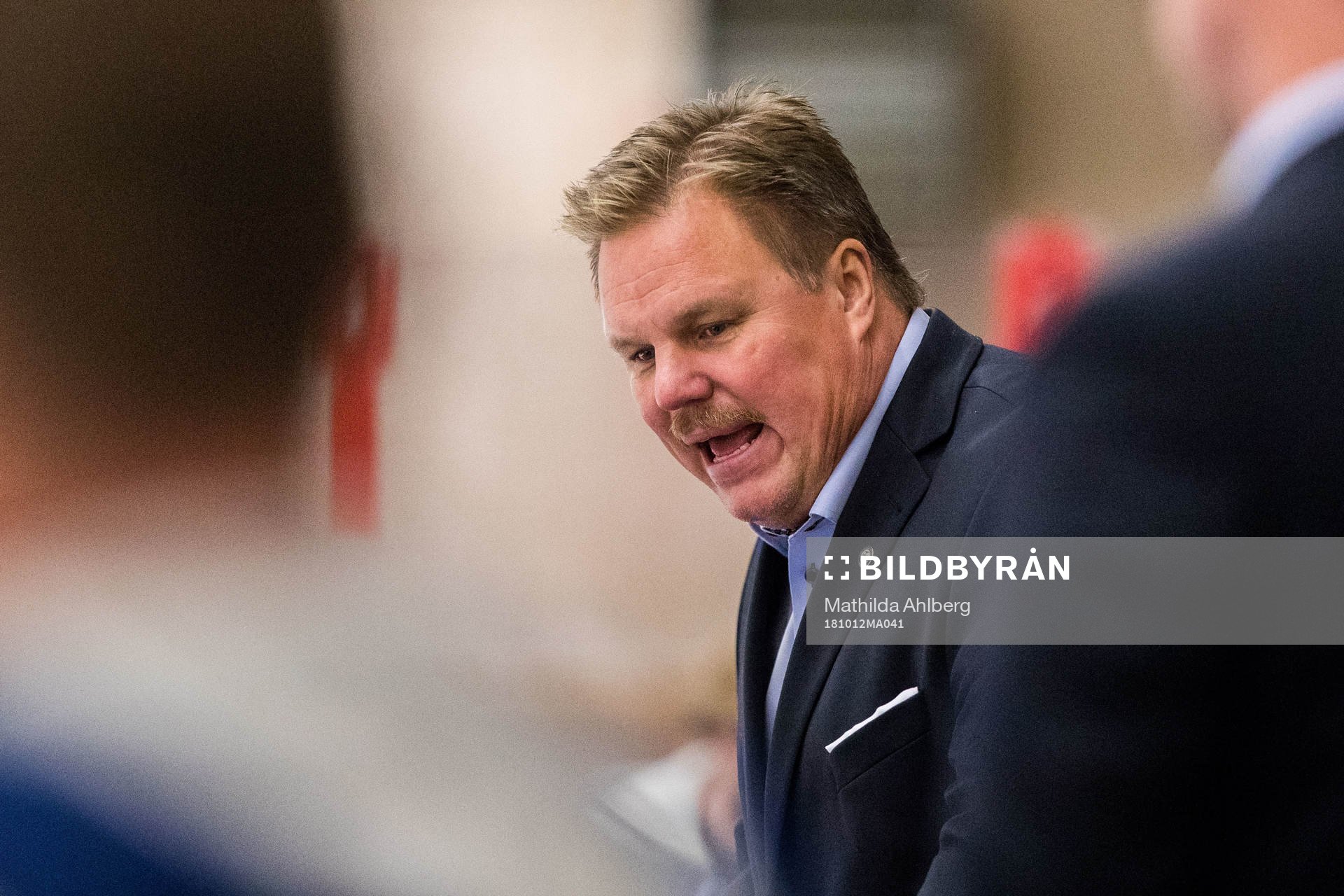 Leksands tränare Leif Carlsson