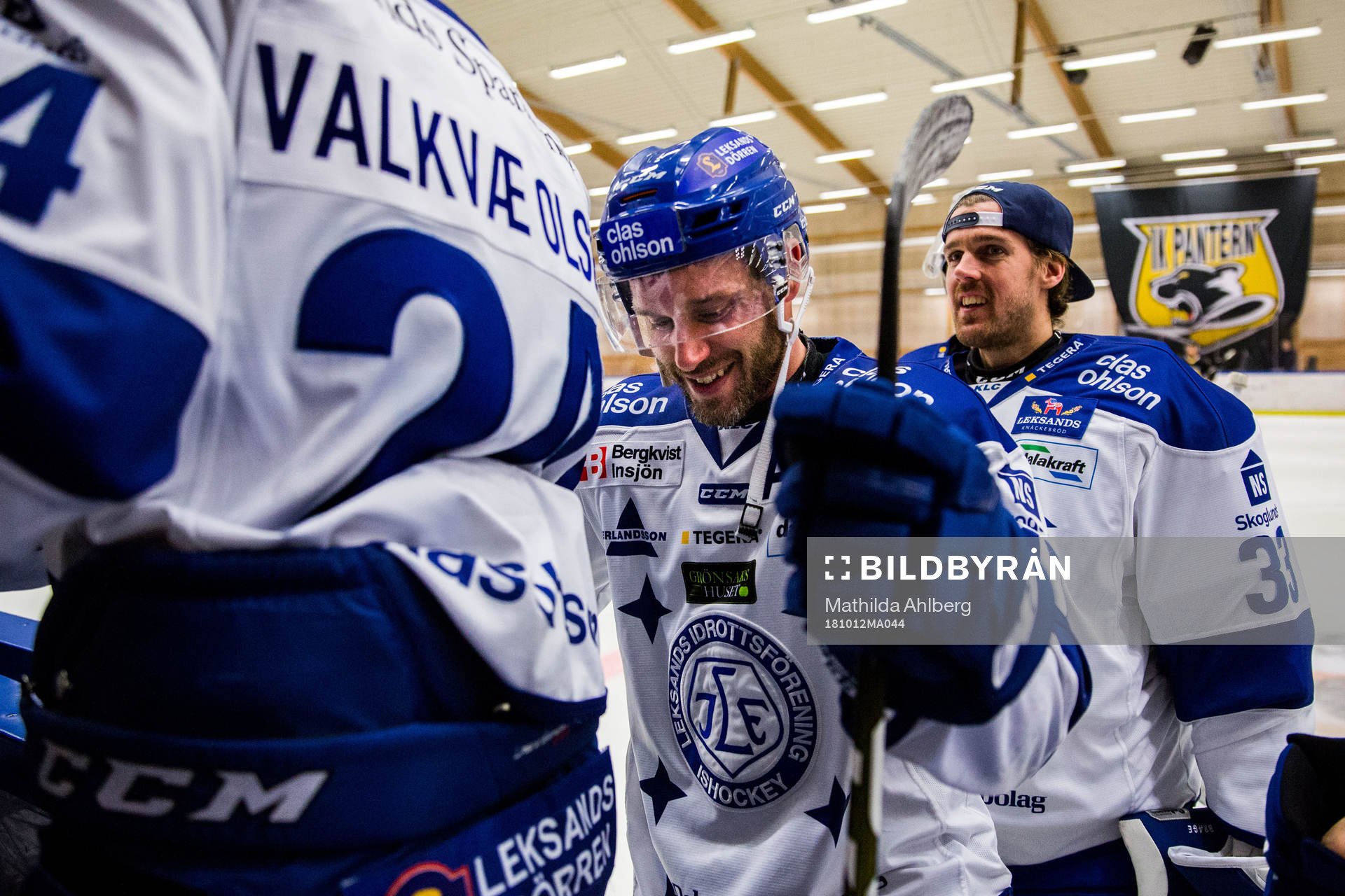 Leksands Thomas Valkvæ Olsen jublar