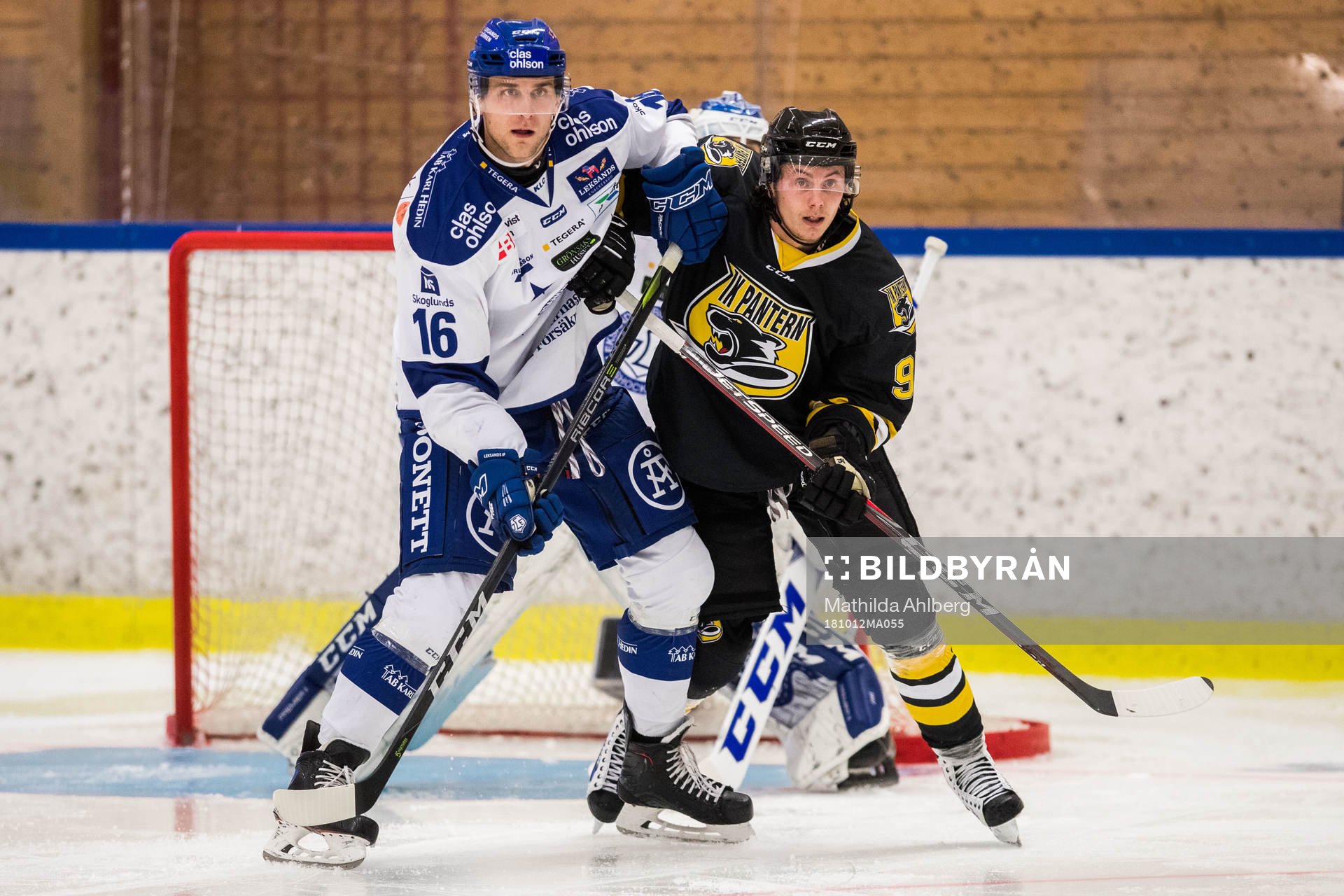 Leksands Daniel Gunnarsson och Panterns Dennis Svensson