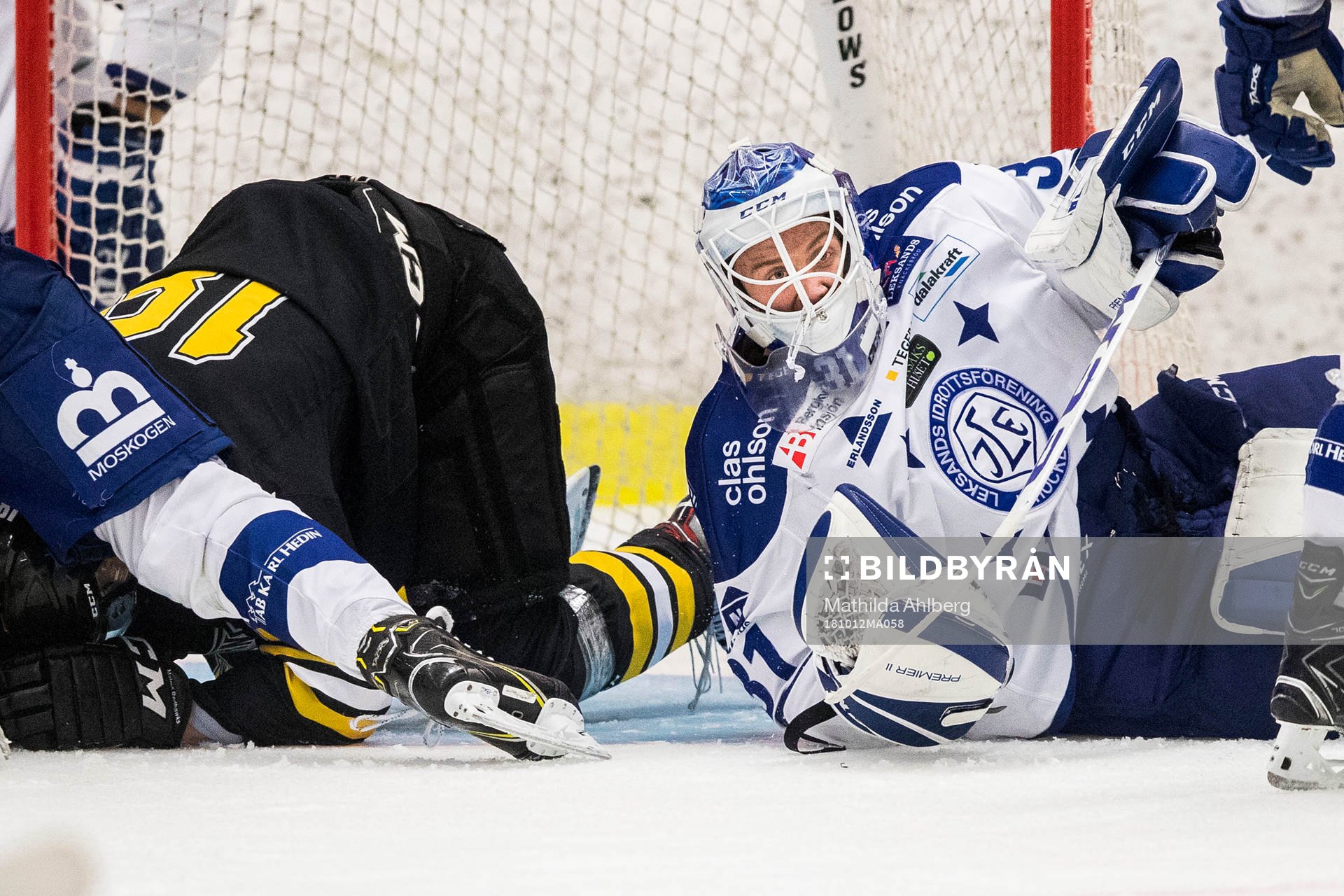 Leksands målvakt Jonas Arntzen