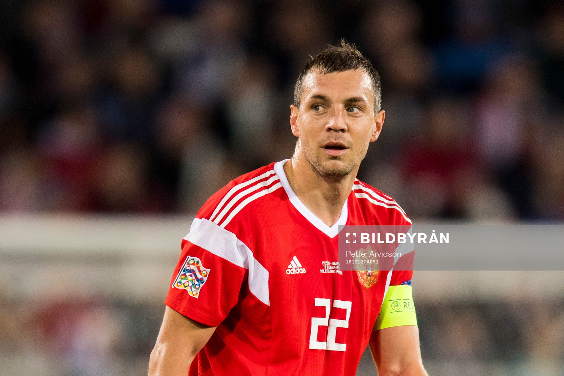 Artem Dzyuba of Russia