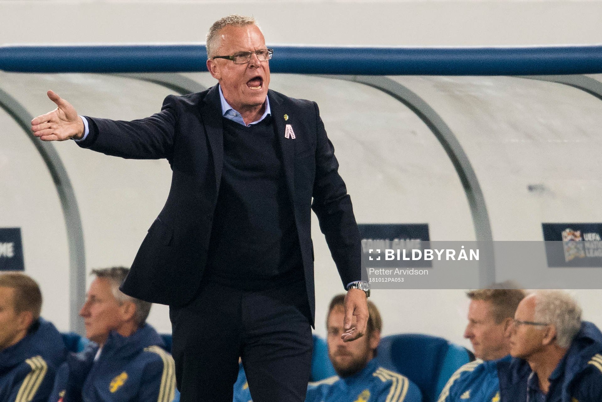 Head coach Janne Andersson of Sweden