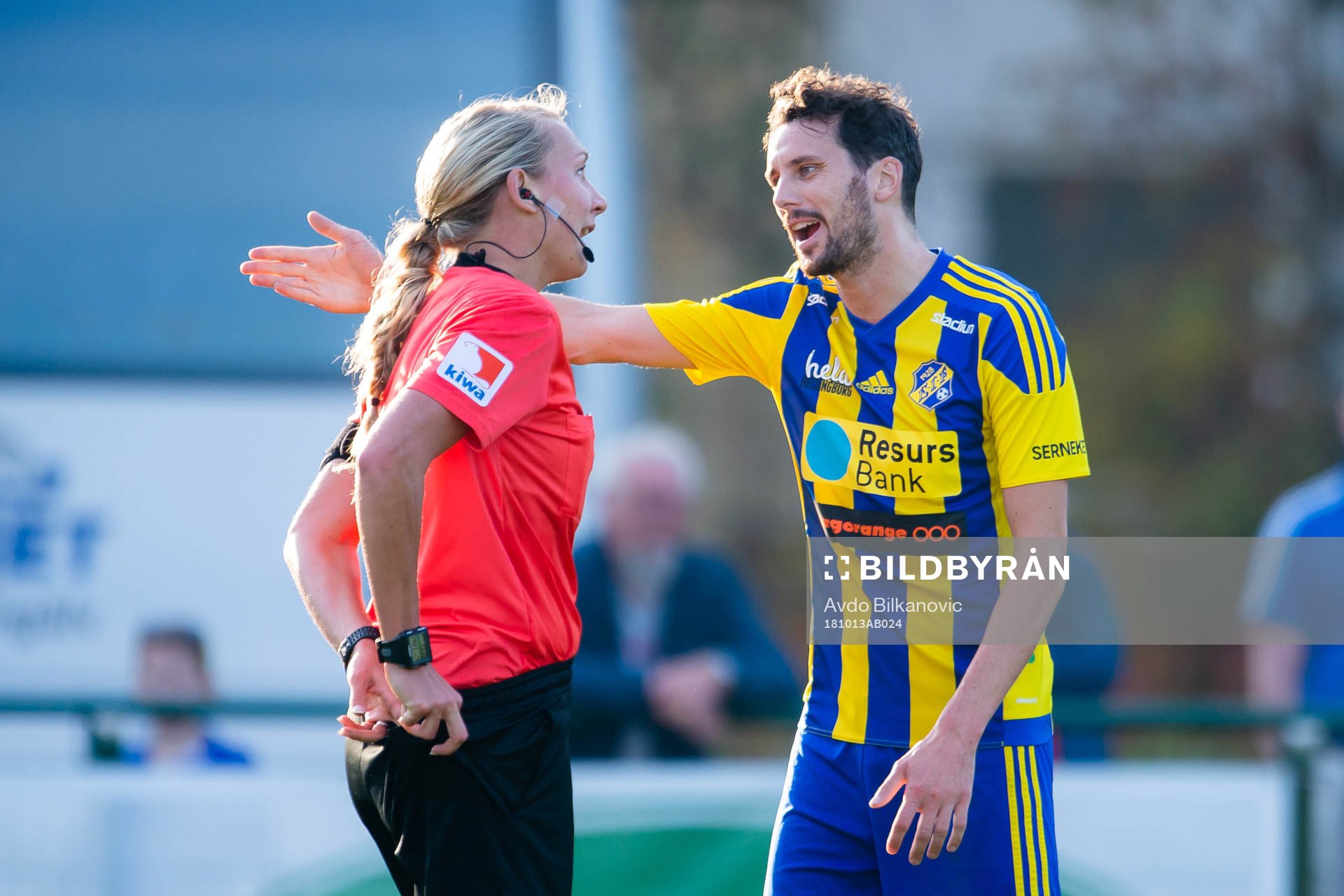 Domare Tess Olofsson varnar Eskilsminnes  Filip Egger