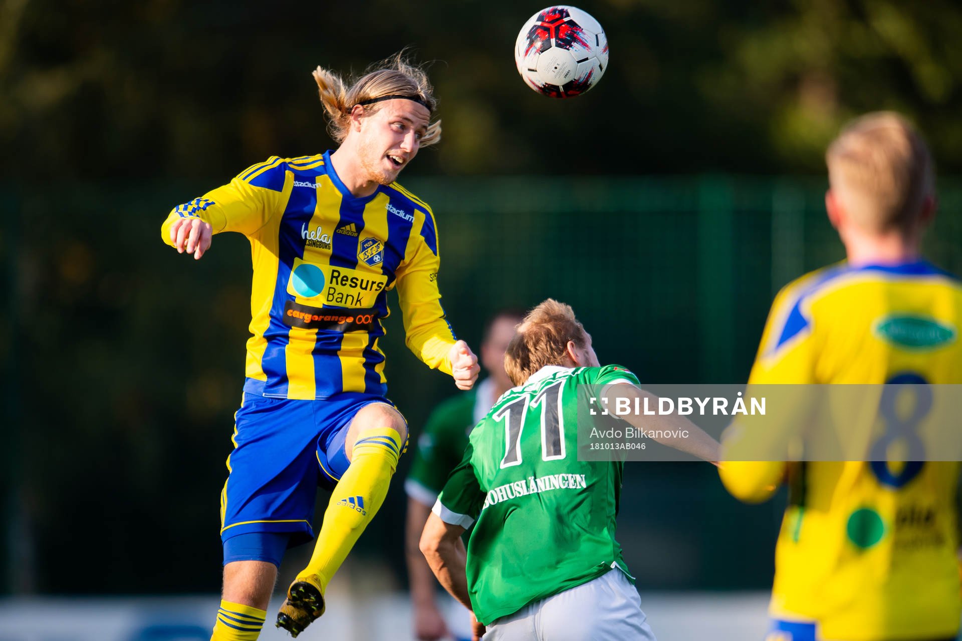 Eskilsminnes Oliver Åkerman nickar