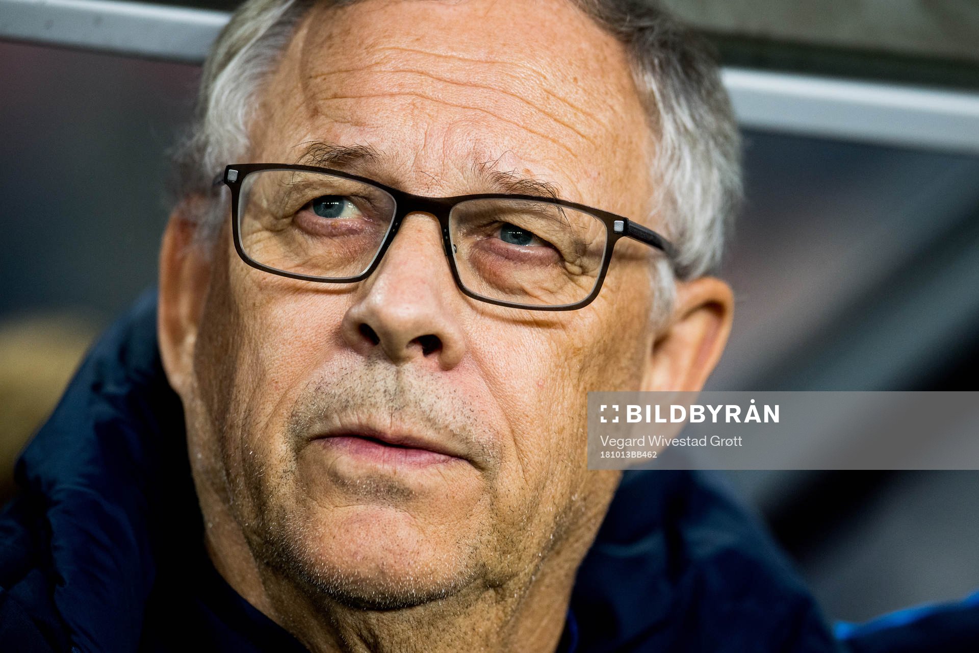 Lars Lagerbäck, head coach of Norway