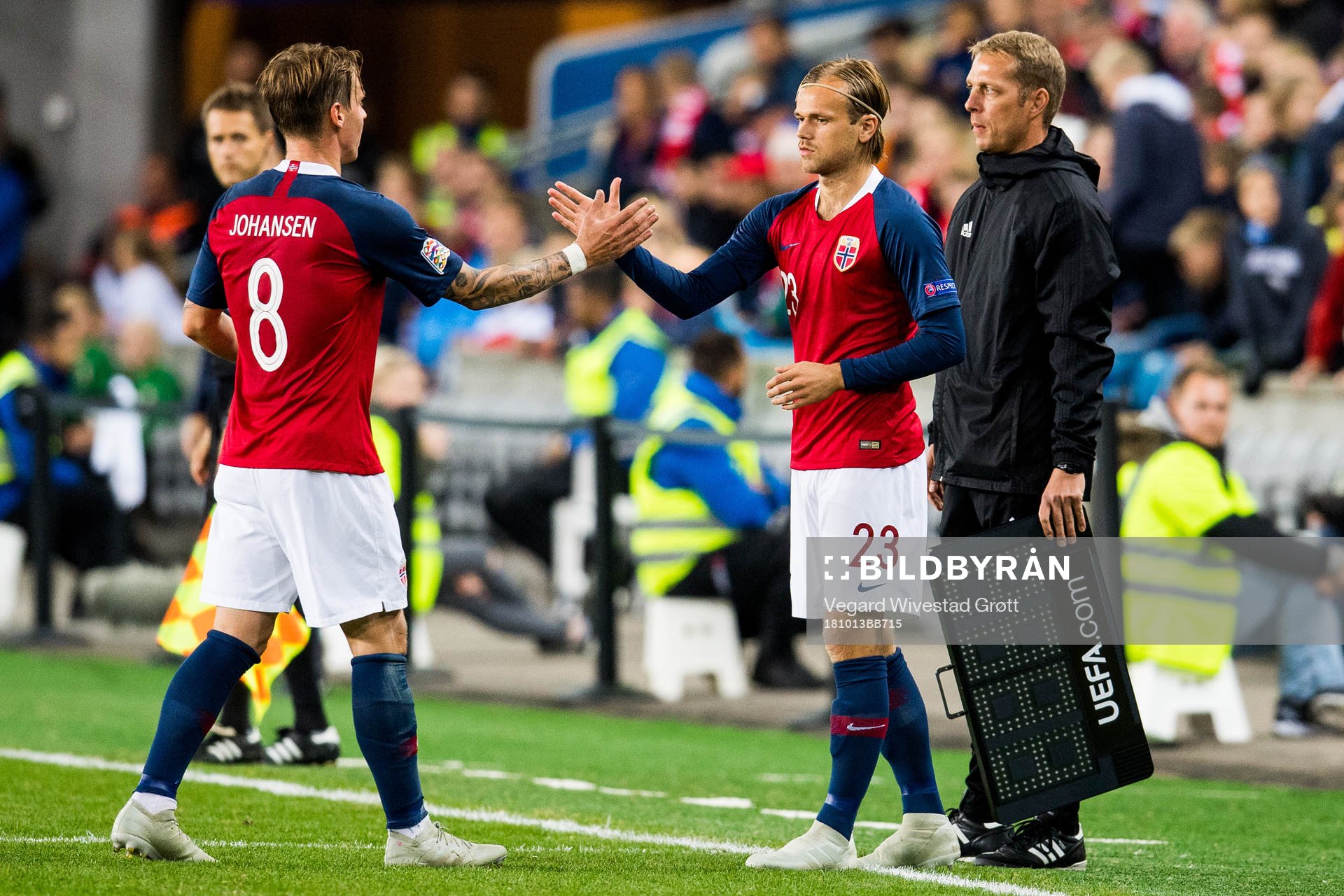 Stefan Johansen and Iver Fossum of Norway