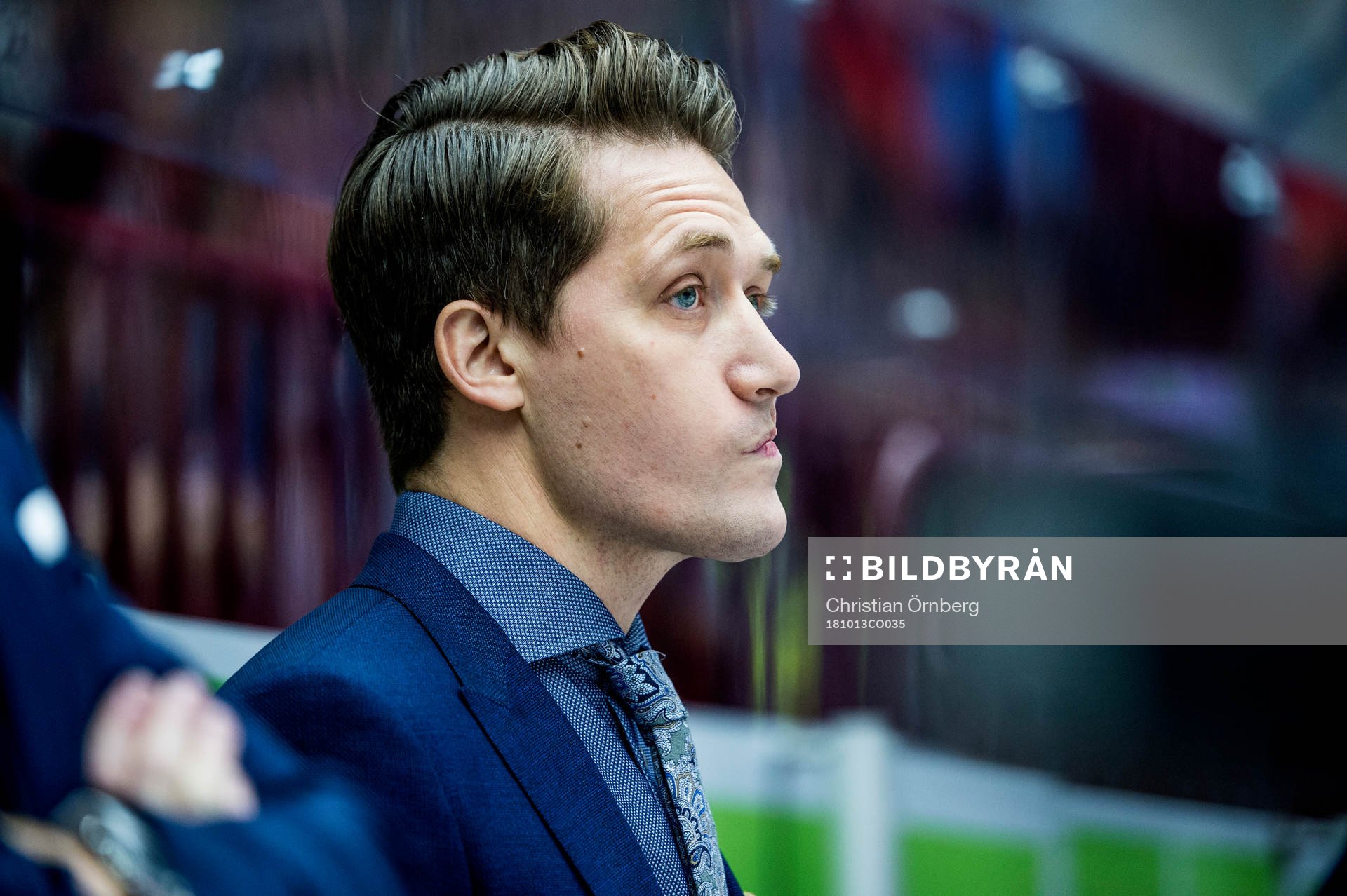 Växjös tränare Sam Hallam